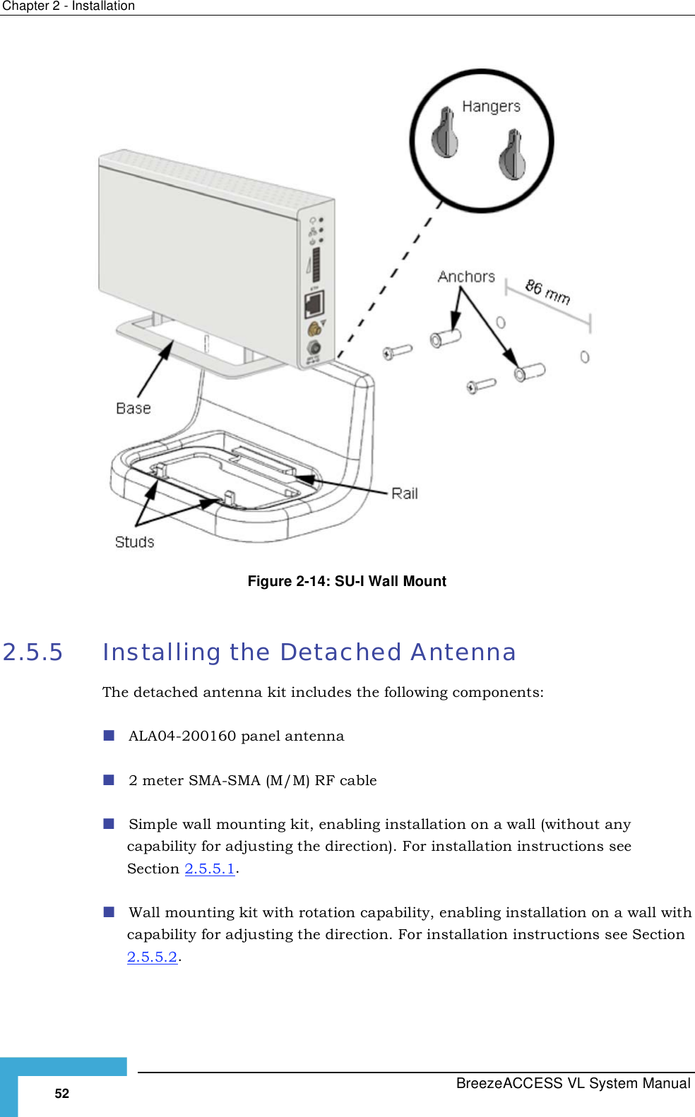 Page 78 of Alvarion Technologies VL-54 Subscriber Station User Manual Manual 070528 DRAFT5