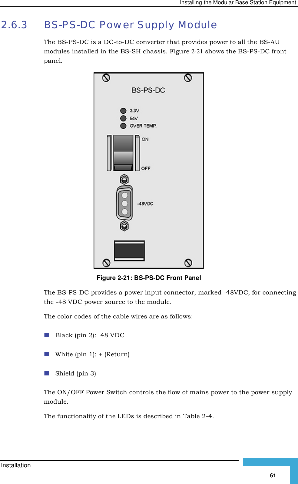 Page 87 of Alvarion Technologies VL-54 Subscriber Station User Manual Manual 070528 DRAFT5