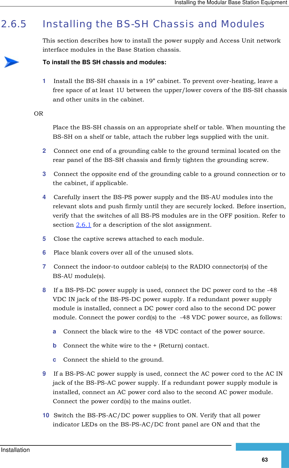 Page 89 of Alvarion Technologies VL-54 Subscriber Station User Manual Manual 070528 DRAFT5