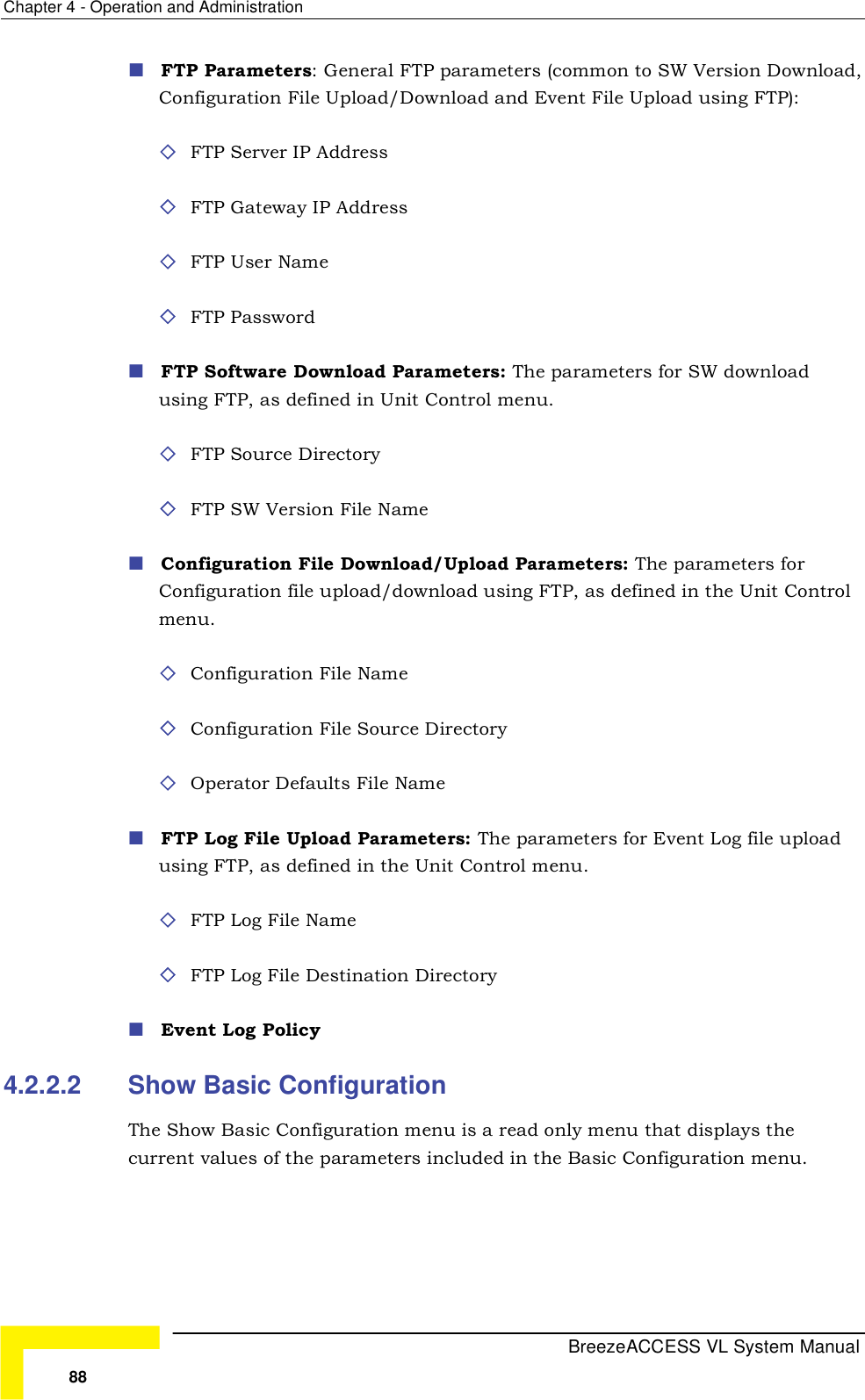 Page 14 of Alvarion Technologies VL-54 Subscriber Station User Manual Manual 070528 DRAFT3