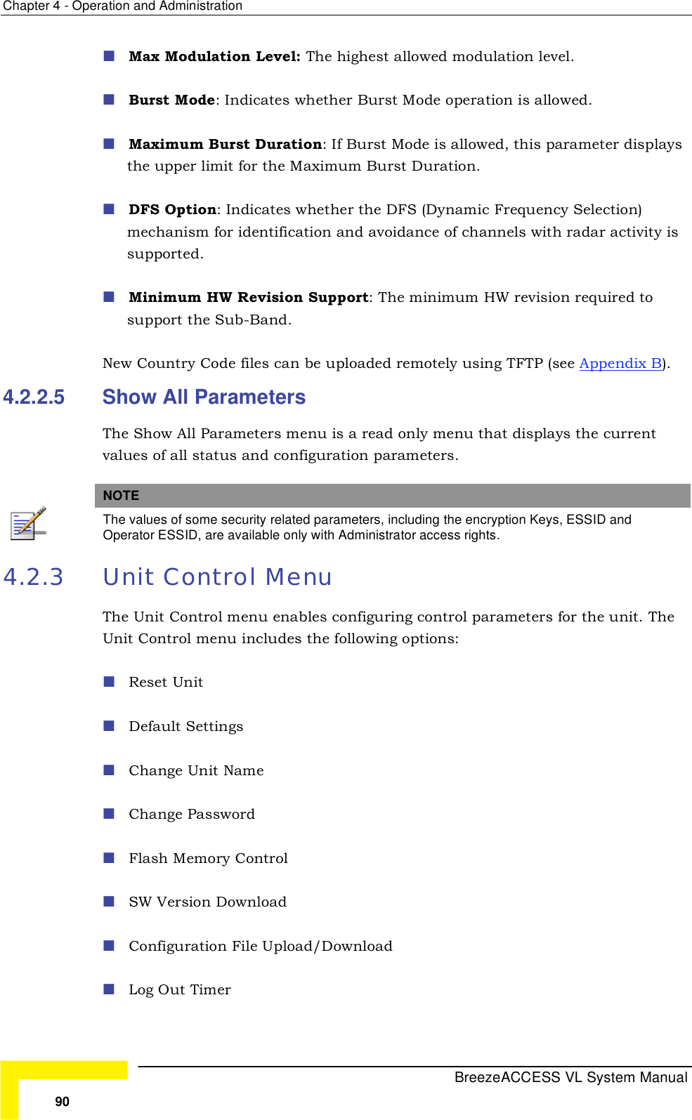 Page 16 of Alvarion Technologies VL-54 Subscriber Station User Manual Manual 070528 DRAFT3