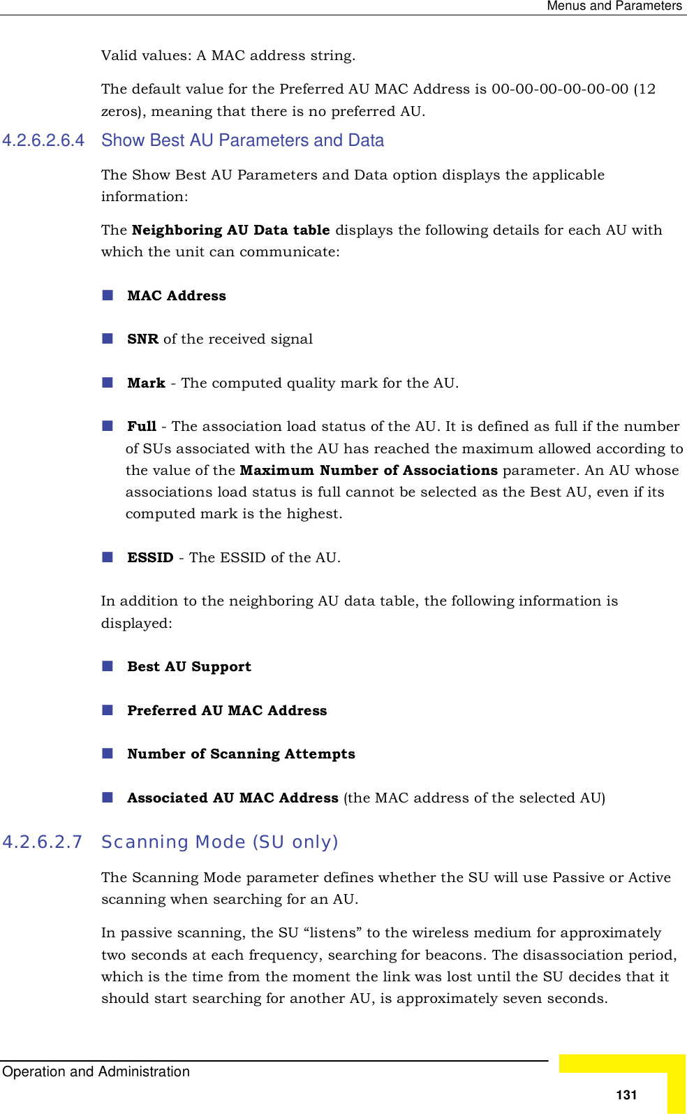 Page 57 of Alvarion Technologies VL-54 Subscriber Station User Manual Manual 070528 DRAFT3