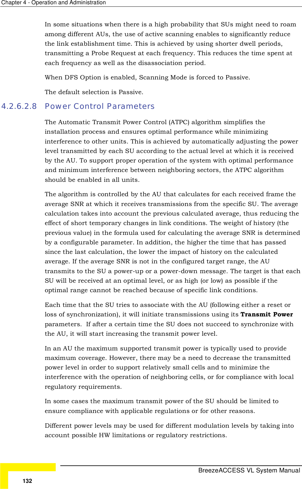 Page 58 of Alvarion Technologies VL-54 Subscriber Station User Manual Manual 070528 DRAFT3