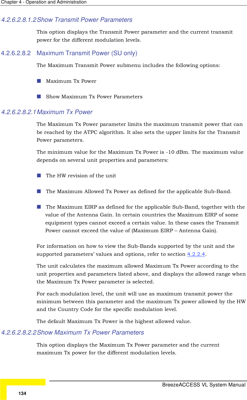 Page 60 of Alvarion Technologies VL-54 Subscriber Station User Manual Manual 070528 DRAFT3