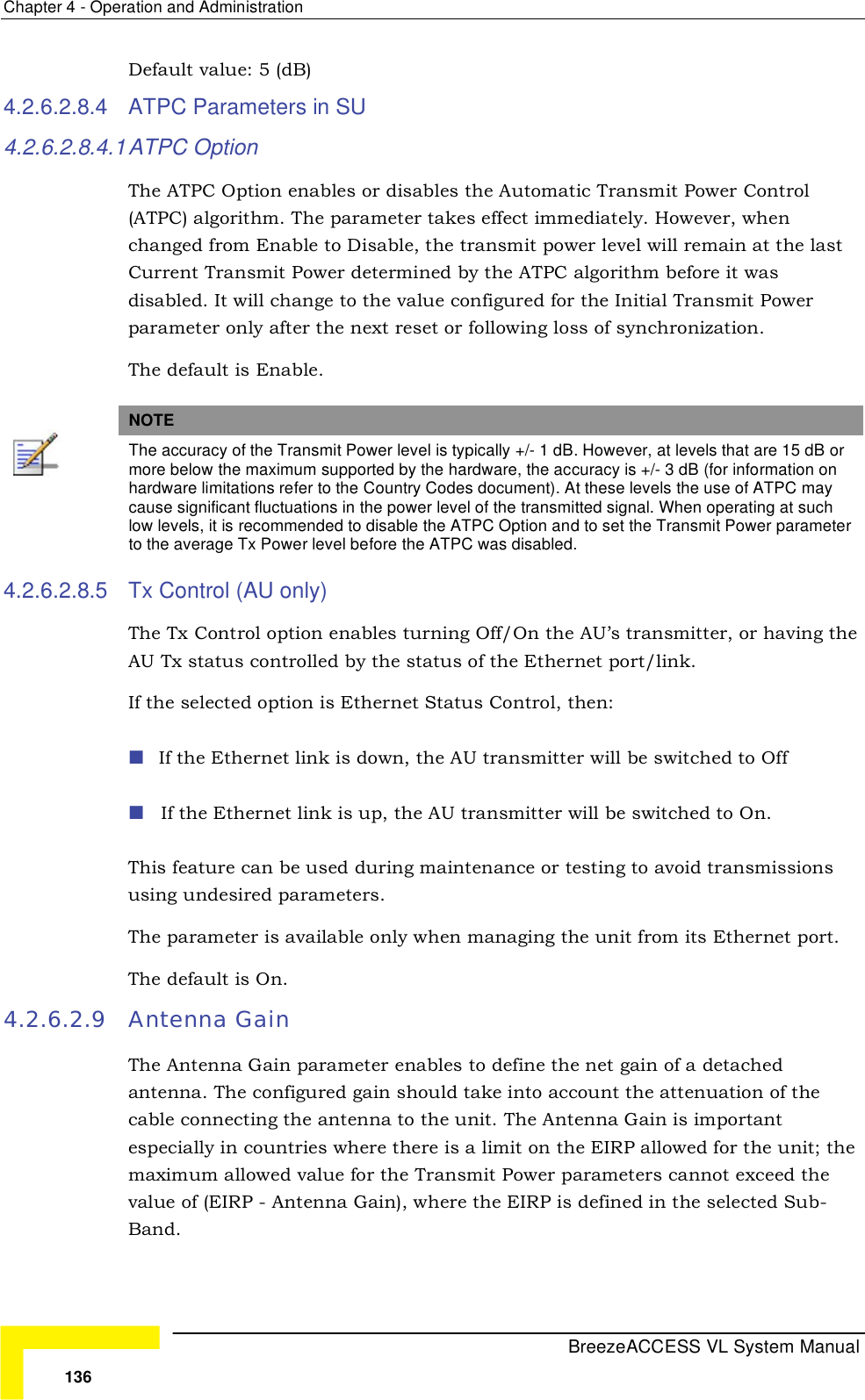 Page 62 of Alvarion Technologies VL-54 Subscriber Station User Manual Manual 070528 DRAFT3