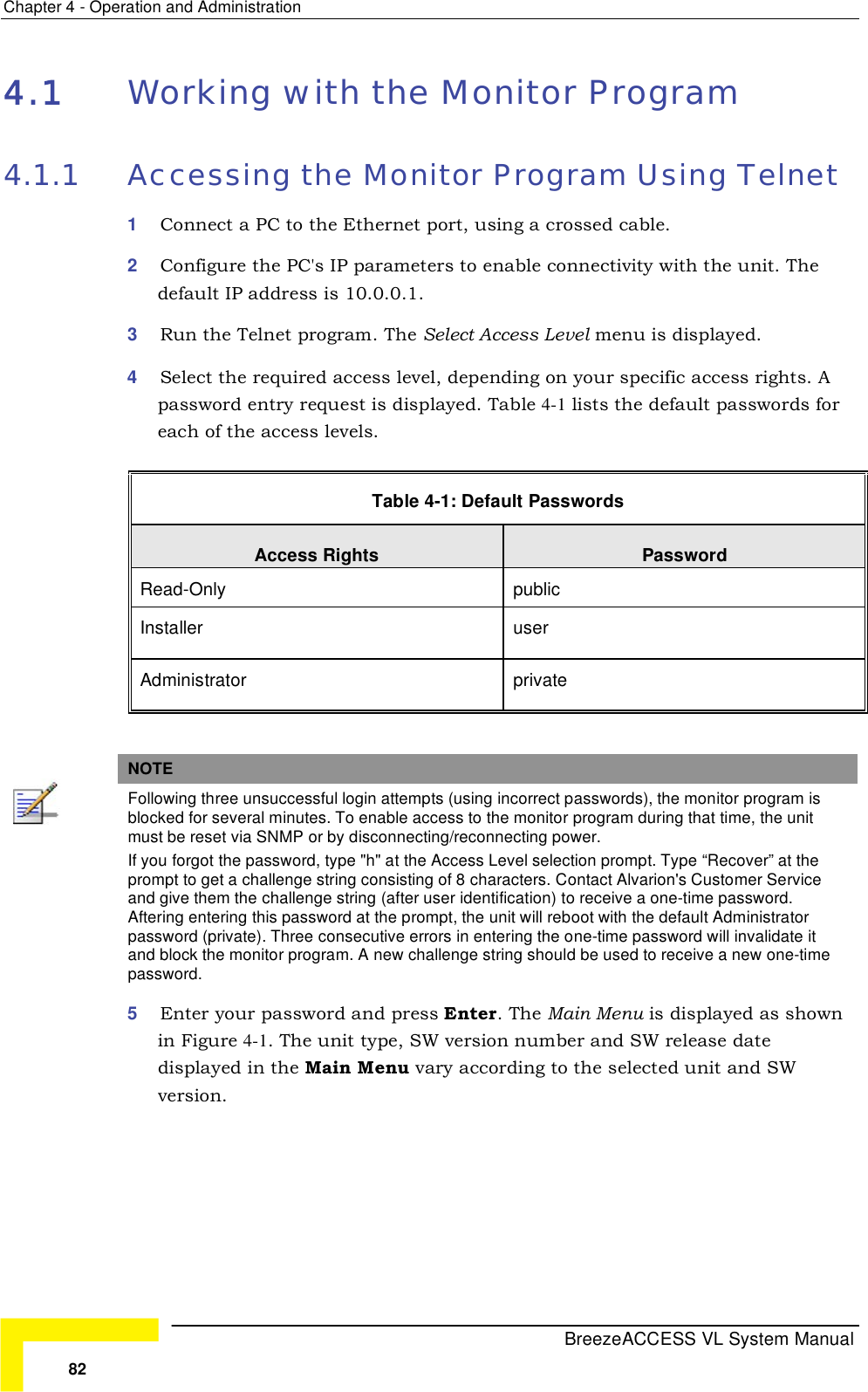 Page 8 of Alvarion Technologies VL-54 Subscriber Station User Manual Manual 070528 DRAFT3