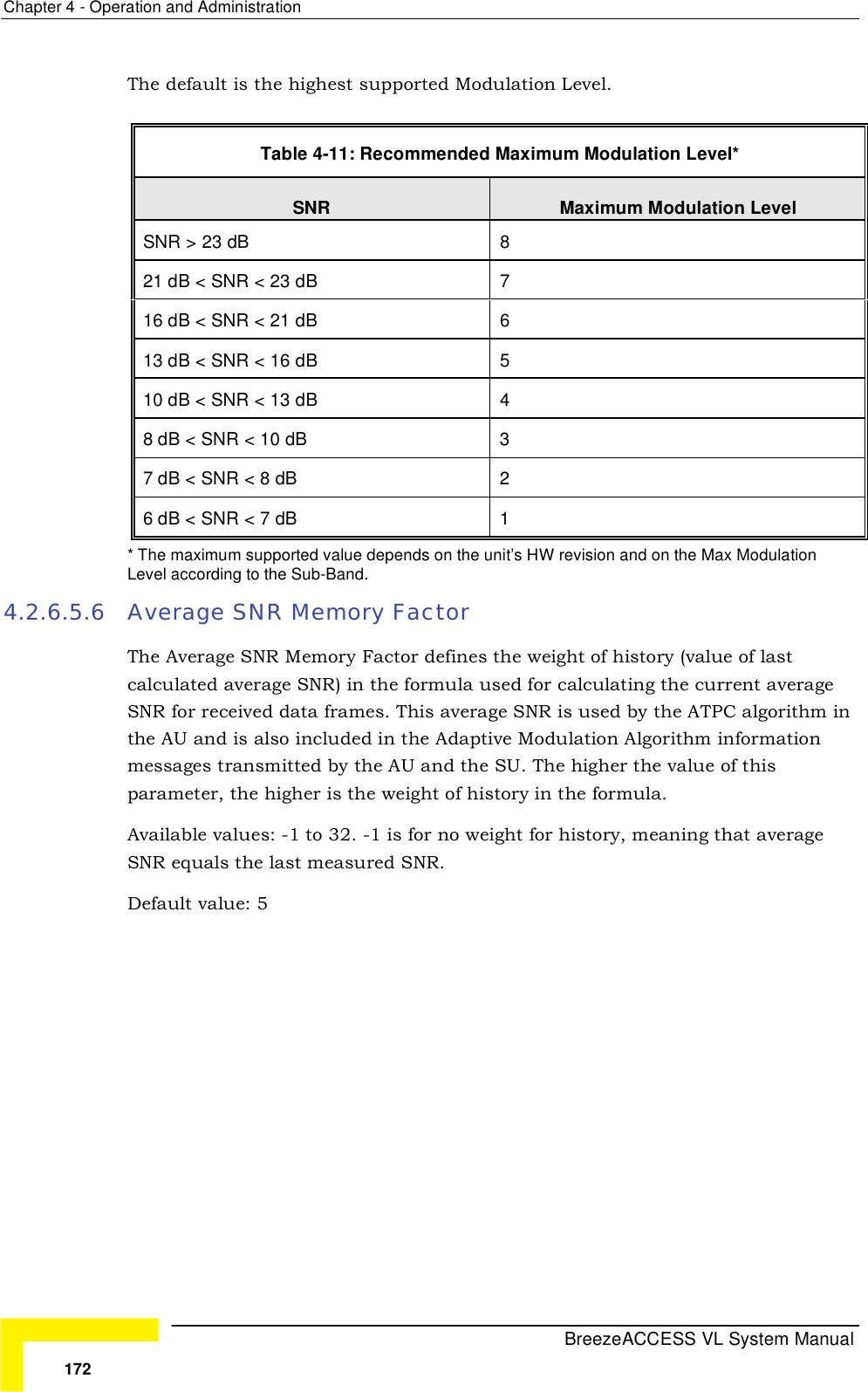 Page 98 of Alvarion Technologies VL-54 Subscriber Station User Manual Manual 070528 DRAFT3