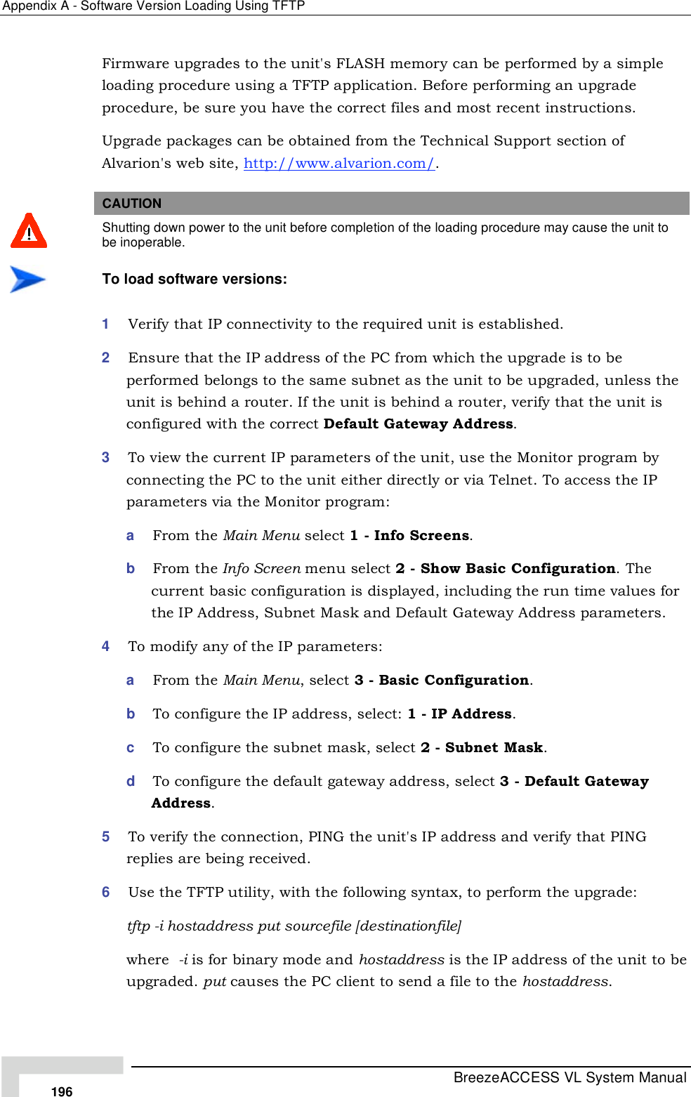 Page 22 of Alvarion Technologies VL-54 Subscriber Station User Manual Manual 070528 DRAFT3