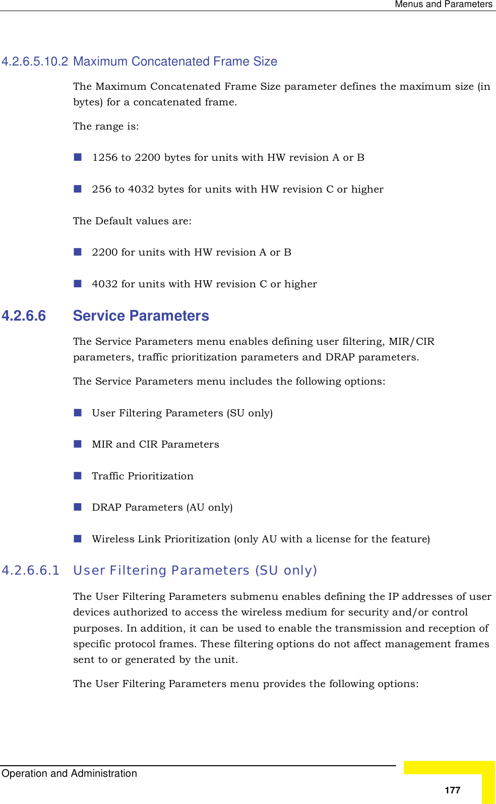 Page 3 of Alvarion Technologies VL-54 Subscriber Station User Manual Manual 070528 DRAFT3