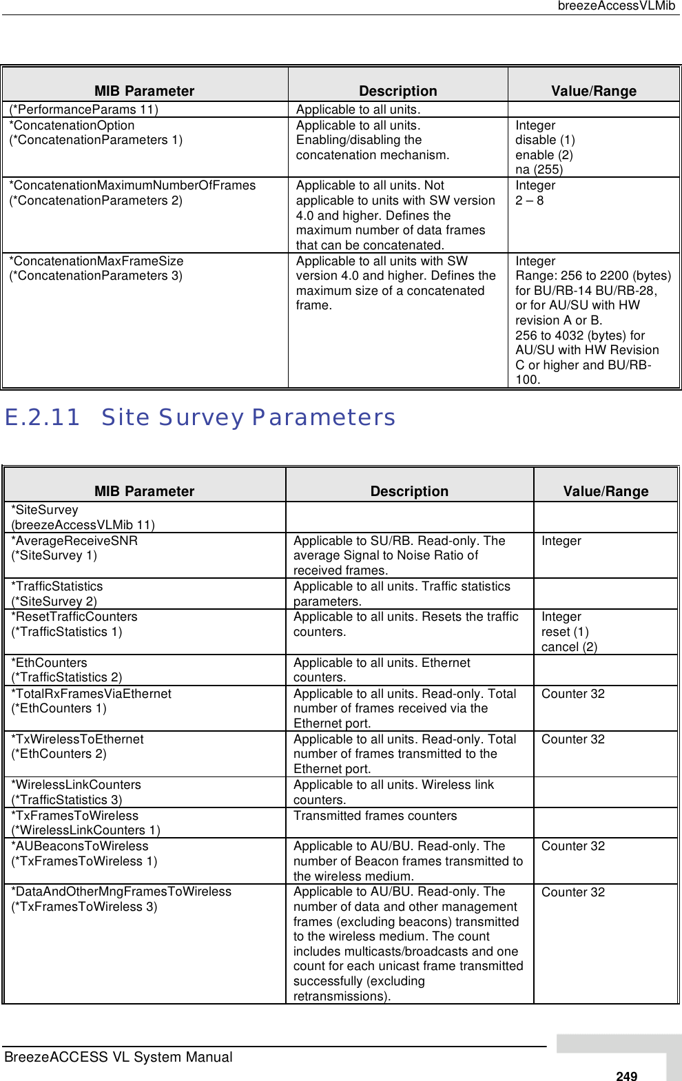 Page 75 of Alvarion Technologies VL-54 Subscriber Station User Manual Manual 070528 DRAFT3