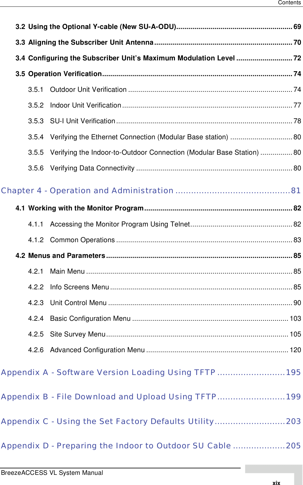 Page 19 of Alvarion Technologies VL-54C Wireless Bridge User Manual Manual 070528 DRAFT5