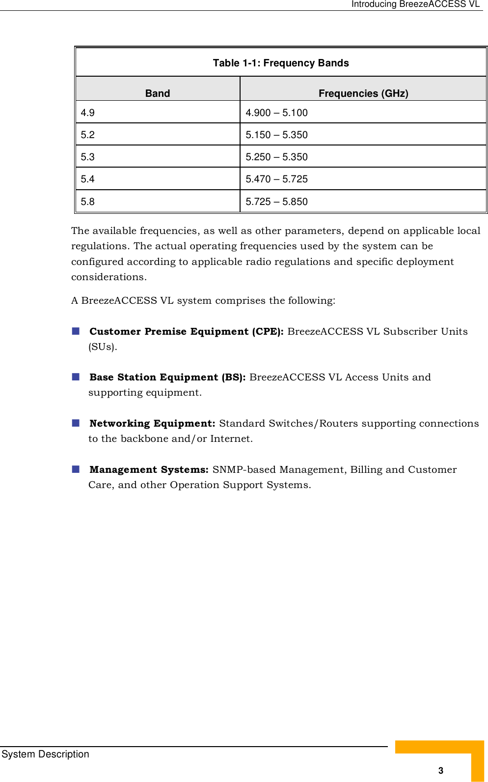 Page 29 of Alvarion Technologies VL-54C Wireless Bridge User Manual Manual 070528 DRAFT5