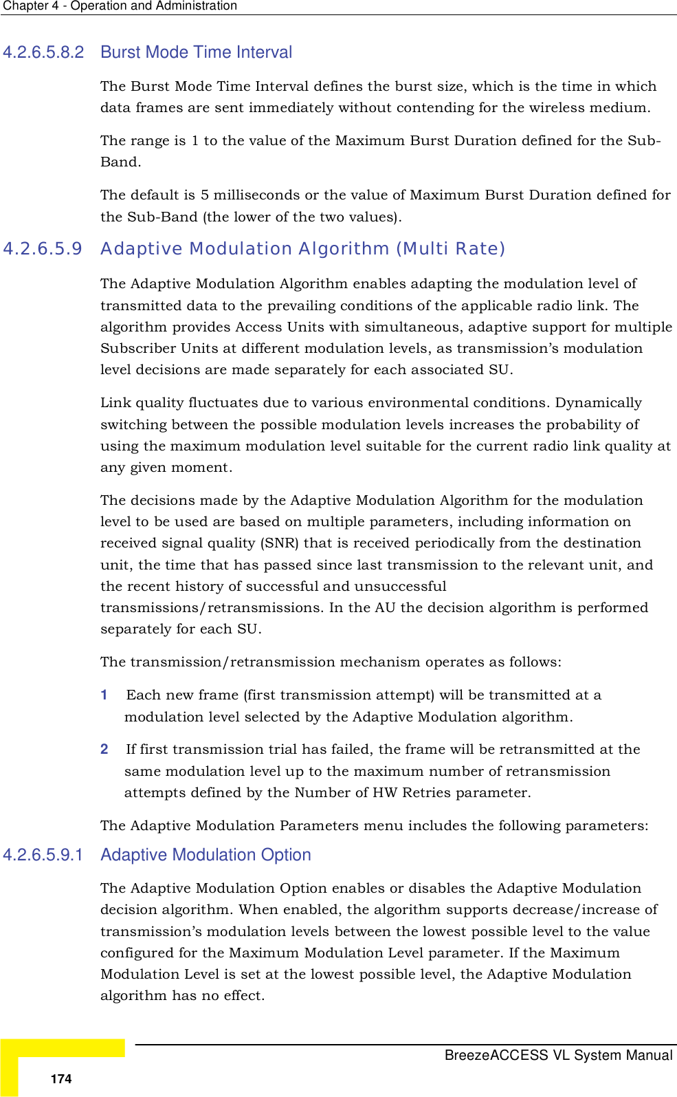 Page 100 of Alvarion Technologies VL-54C Wireless Bridge User Manual Manual 070528 DRAFT3