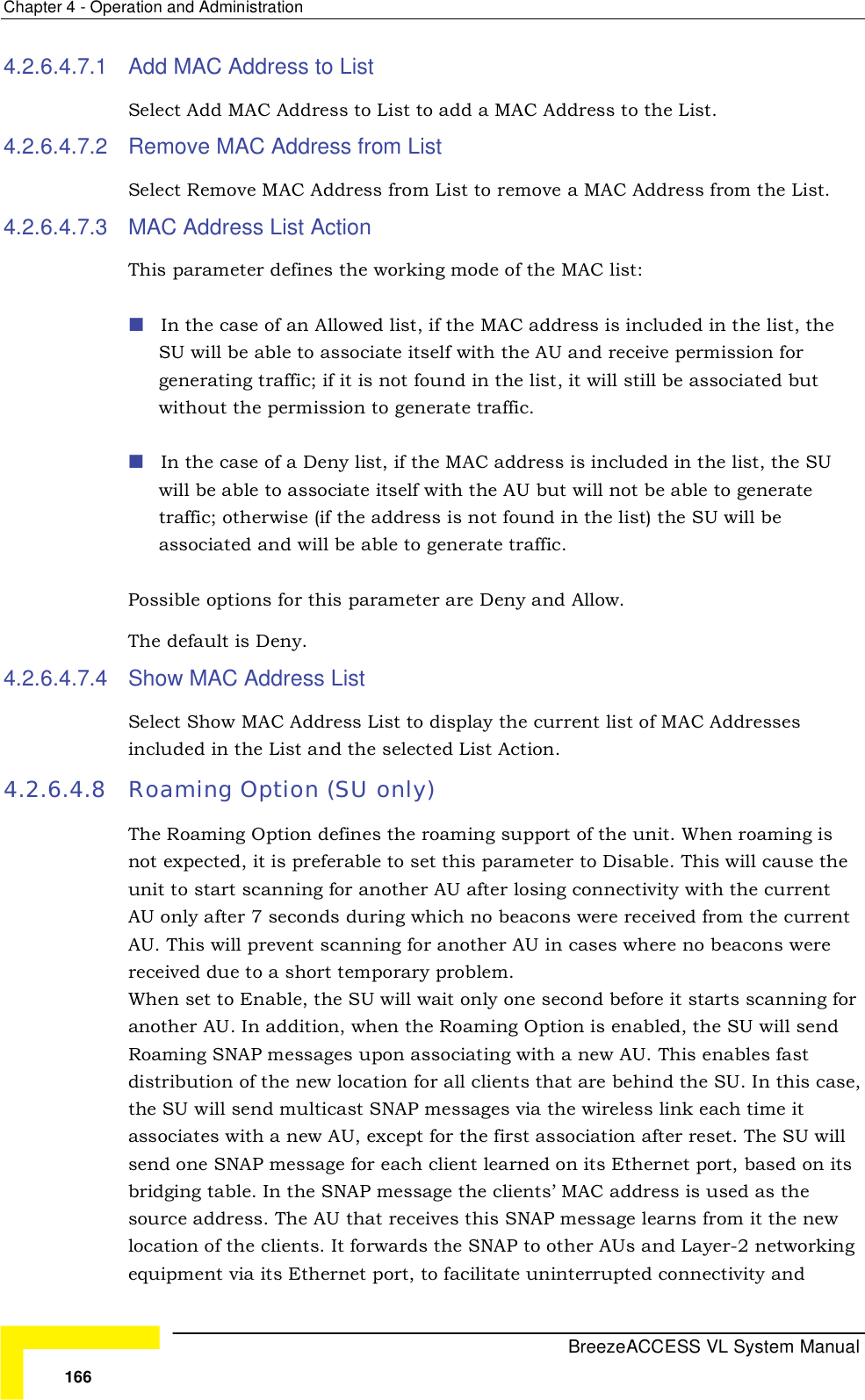 Page 92 of Alvarion Technologies VL-54C Wireless Bridge User Manual Manual 070528 DRAFT3