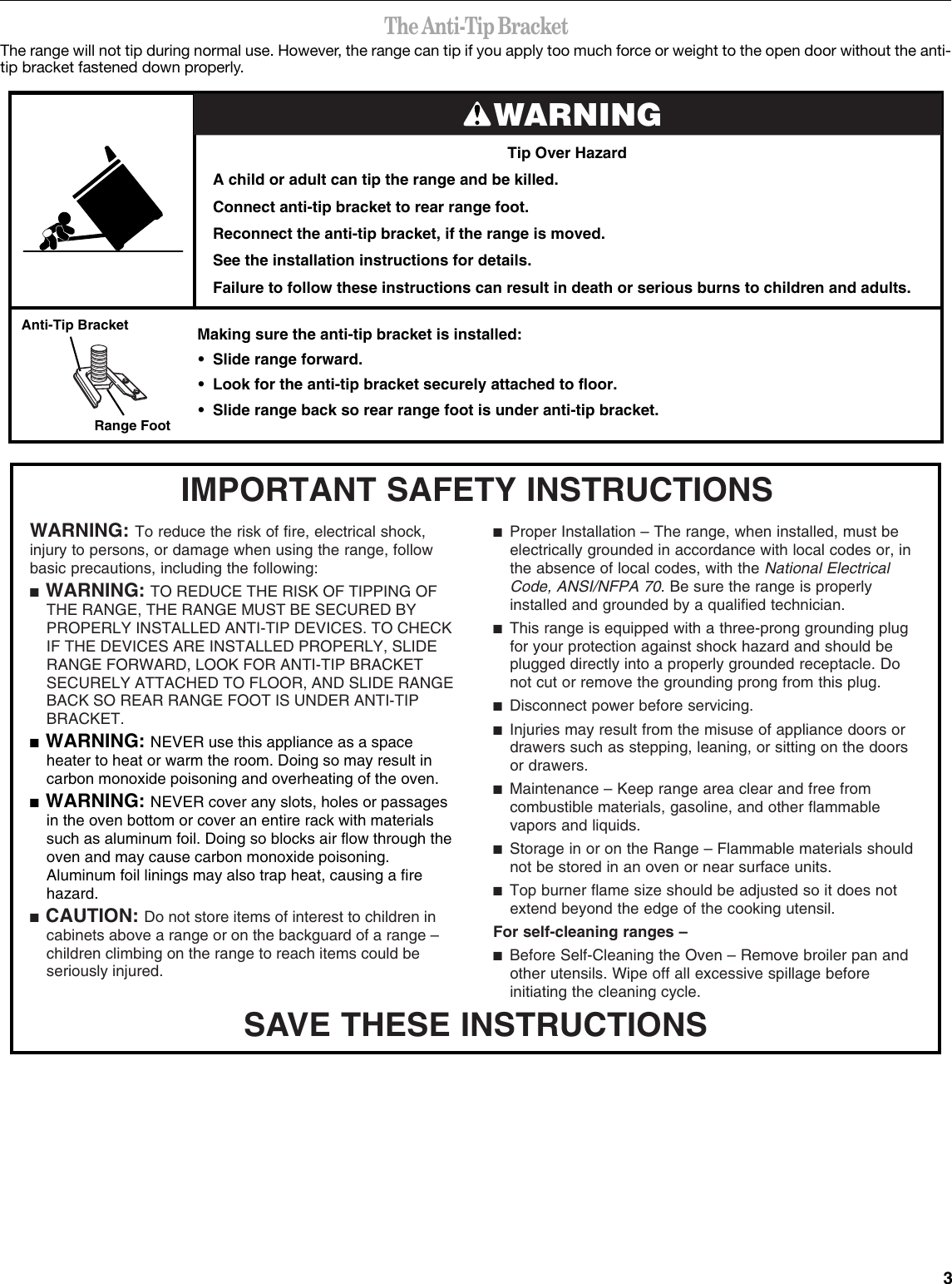 Page 3 of 12 - Amana AGR5844VDW User Manual  To The 53254204-a857-4e8d-90a1-9af2f4d37c3f