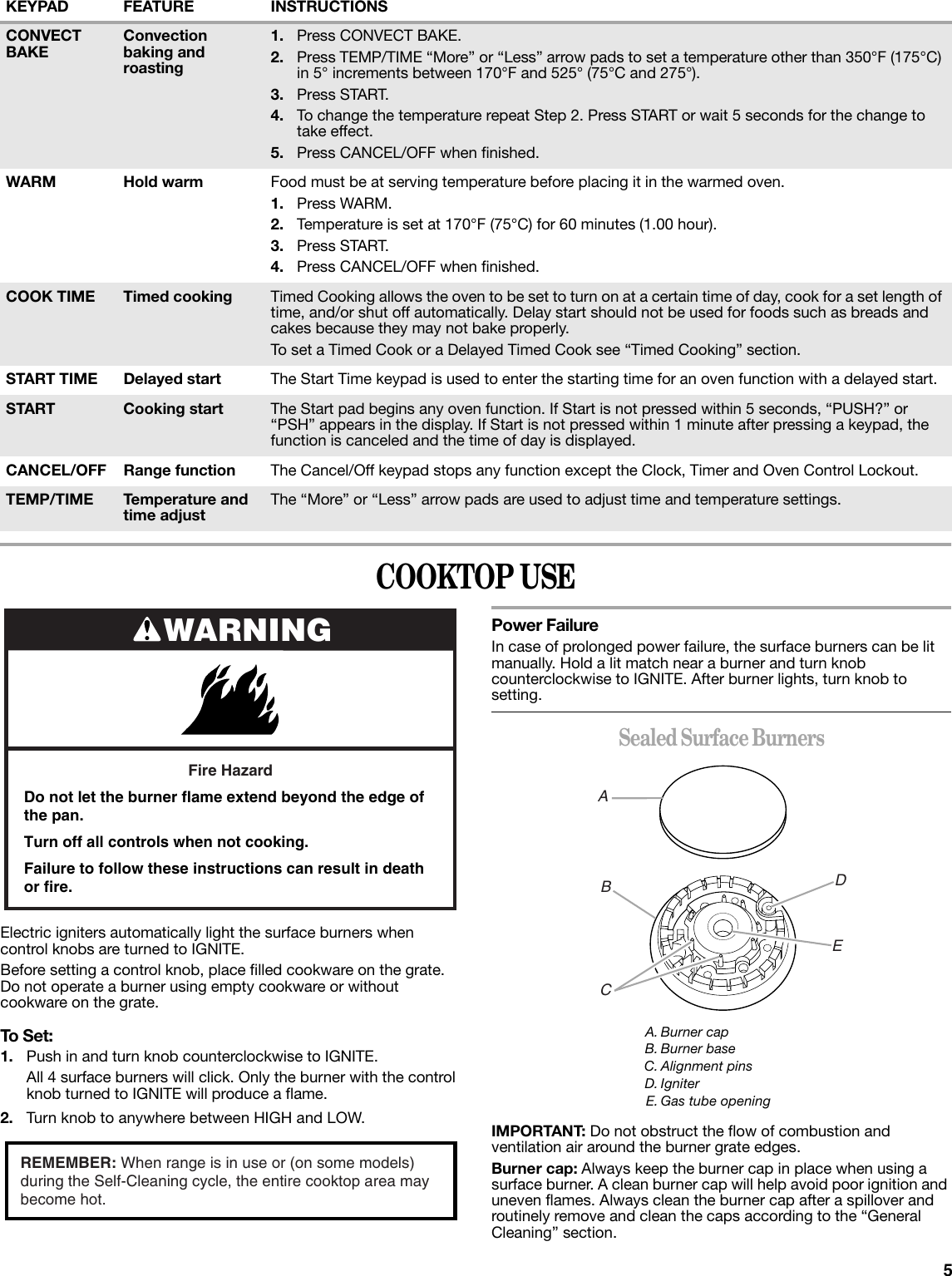 Page 5 of 12 - Amana AGR5844VDW User Manual  To The 53254204-a857-4e8d-90a1-9af2f4d37c3f