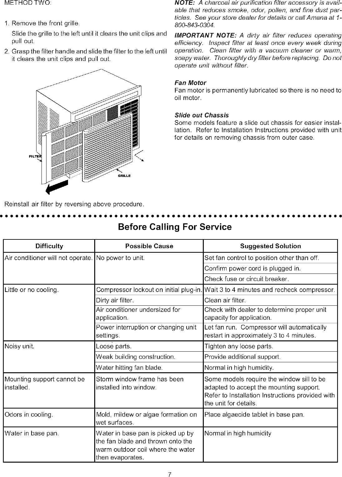 Page 7 of 8 - Amana Amana-Quiet-Zone-18M23Tb-Users-Manual-  Amana-quiet-zone-18m23tb-users-manual