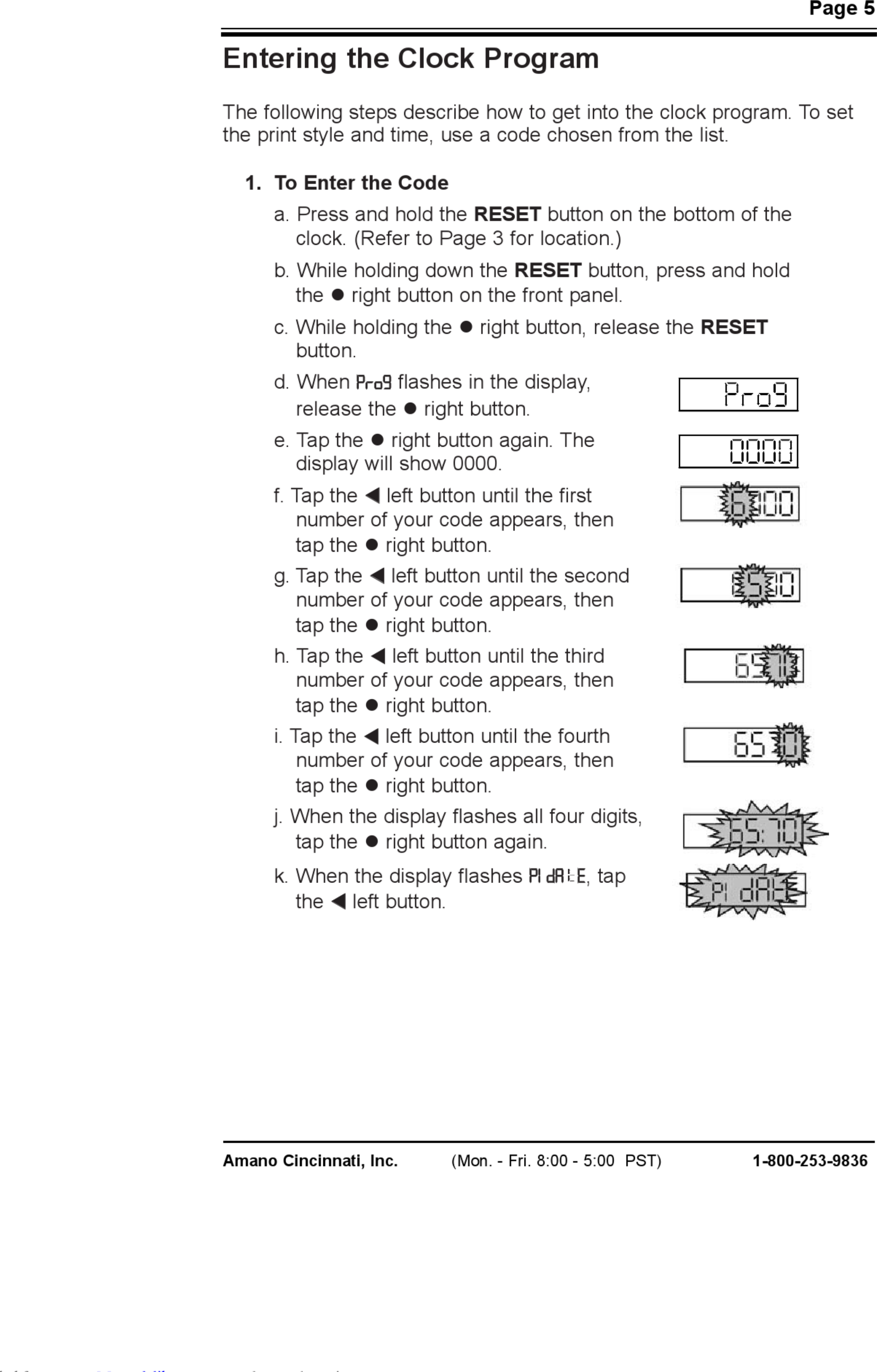 Page 7 of 12 - Amano Amano-Pix-10-User-Manual-1003291 User Manual