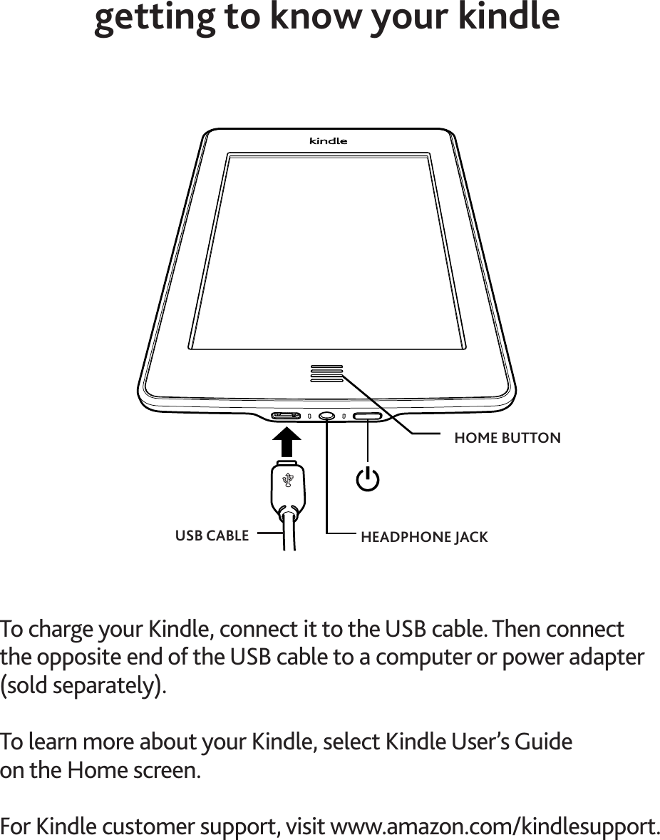 Page 1 of 2 - Amazon Kindle Kindletouchquickstartguide User Manual Touch Quick Start Guide