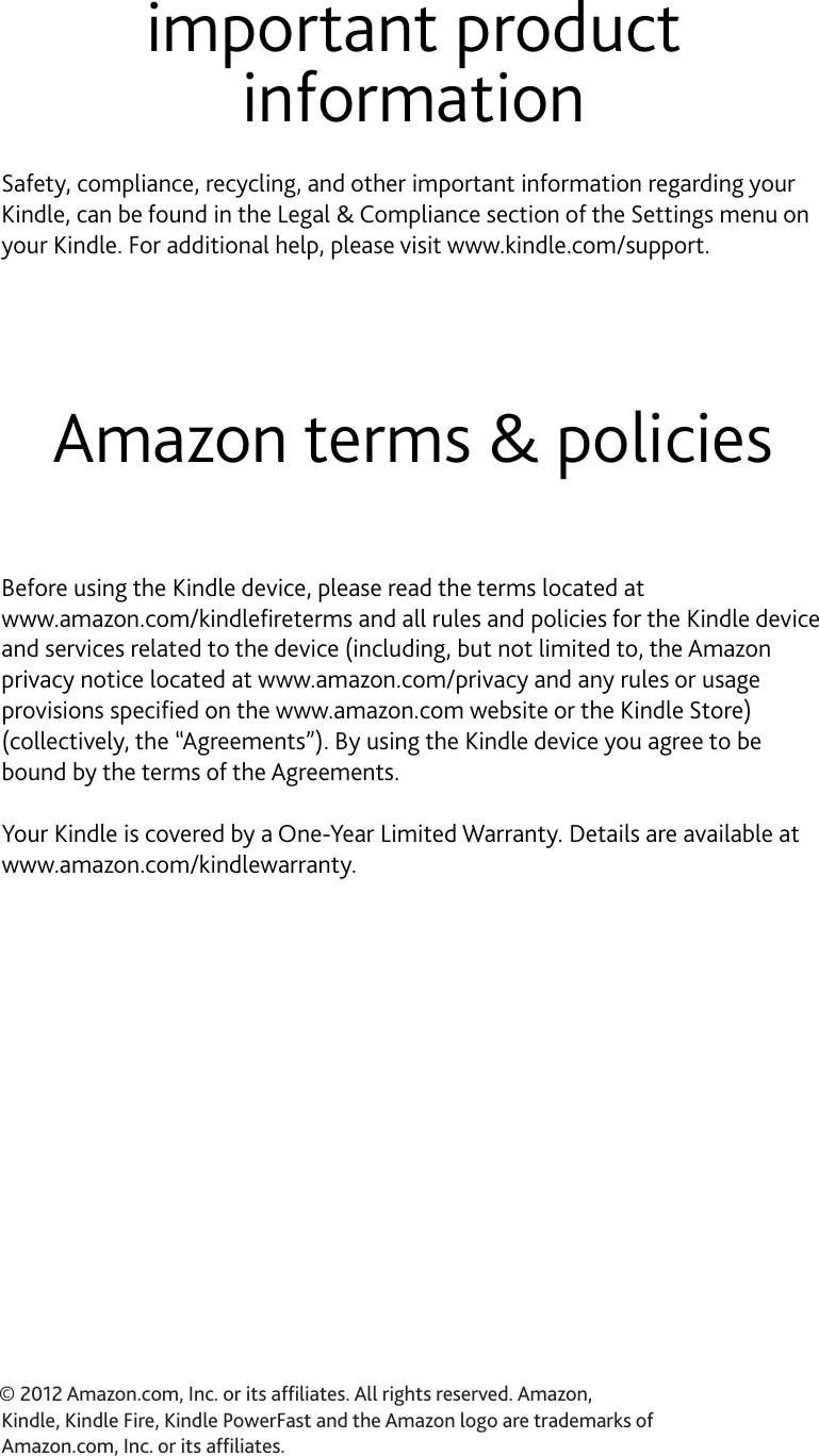 Page 2 of 2 - Amazon Amazon-Kindle-Fire-Hd-8-9-Quick-Start-Manual- 22-000089-02_JEM_QSG US_v4_Online  Amazon-kindle-fire-hd-8-9-quick-start-manual