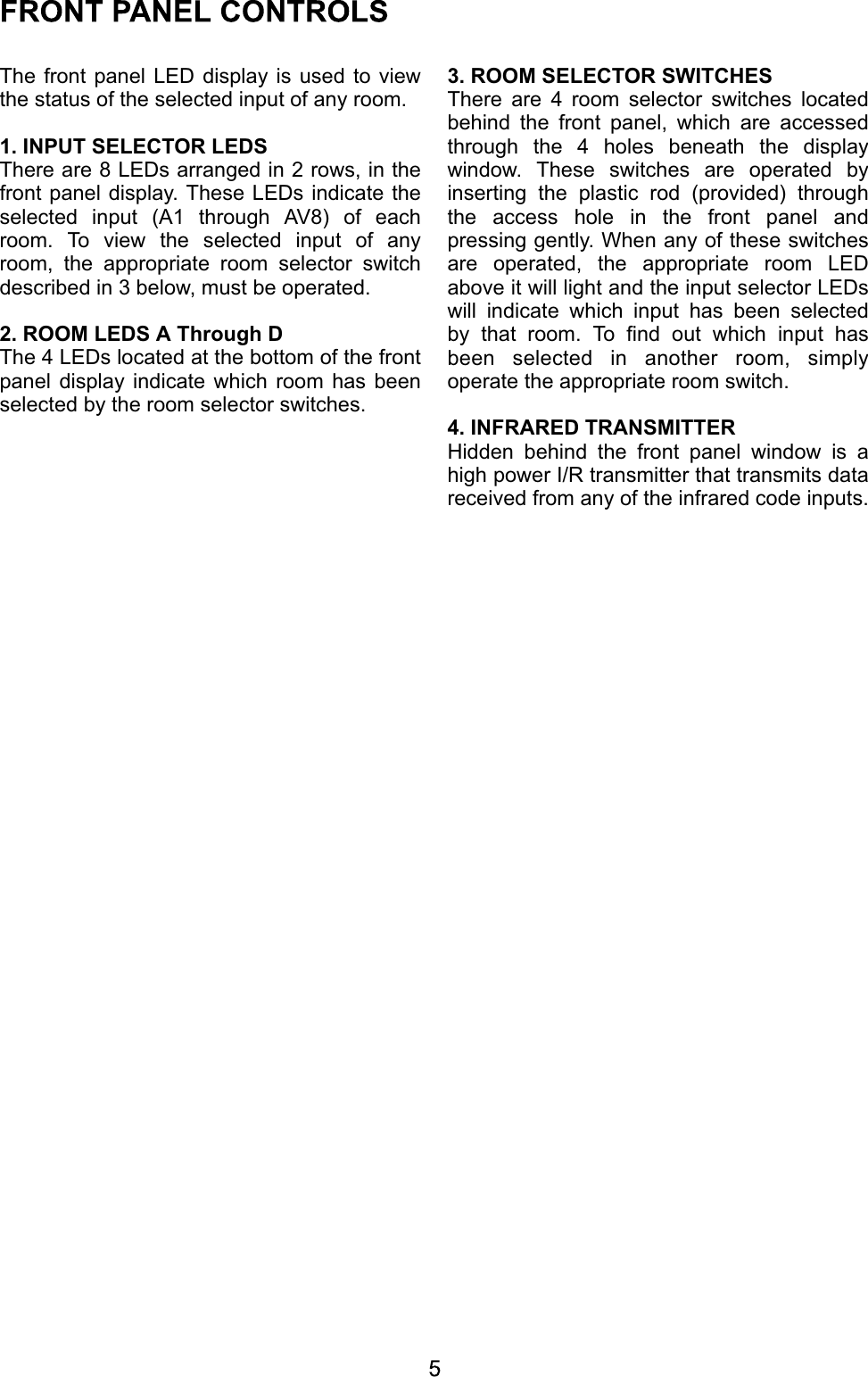 Page 6 of 11 - Amc Amc-S84D-Users-Manual-  Amc-s84d-users-manual