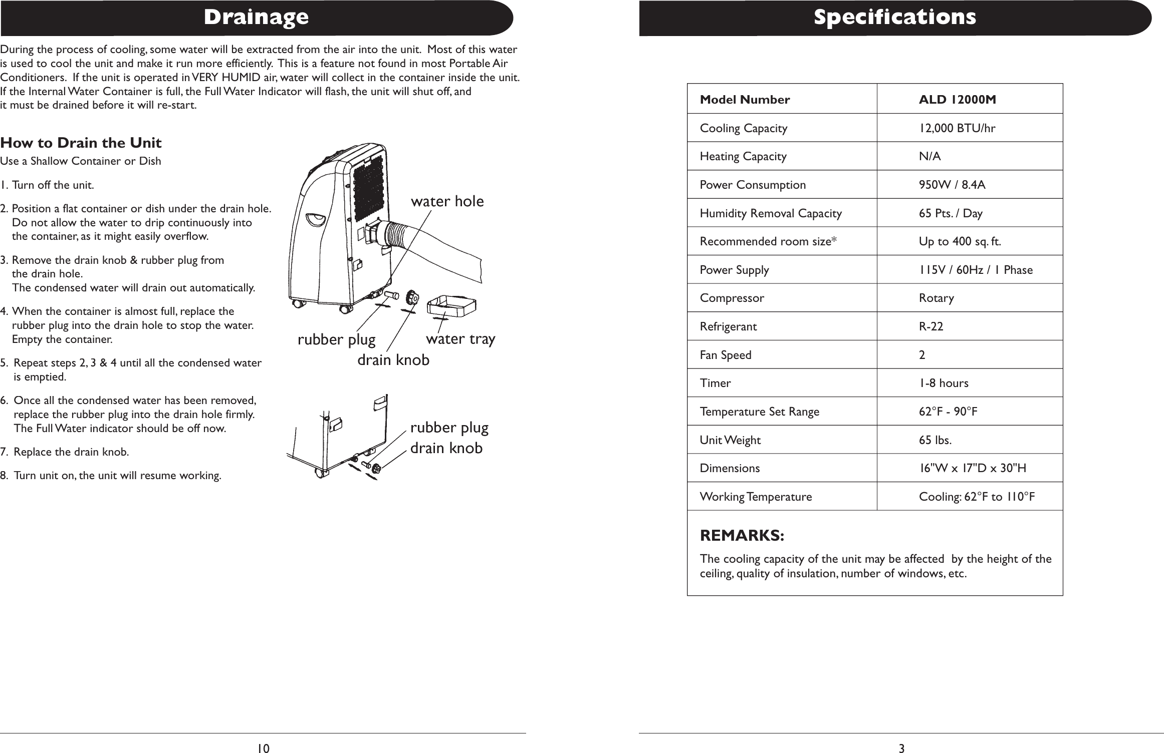 Page 3 of 7 - Amcor Amcor-Ald-12000M-Users-Manual--3 Amcor-ald-12000m-users-manual