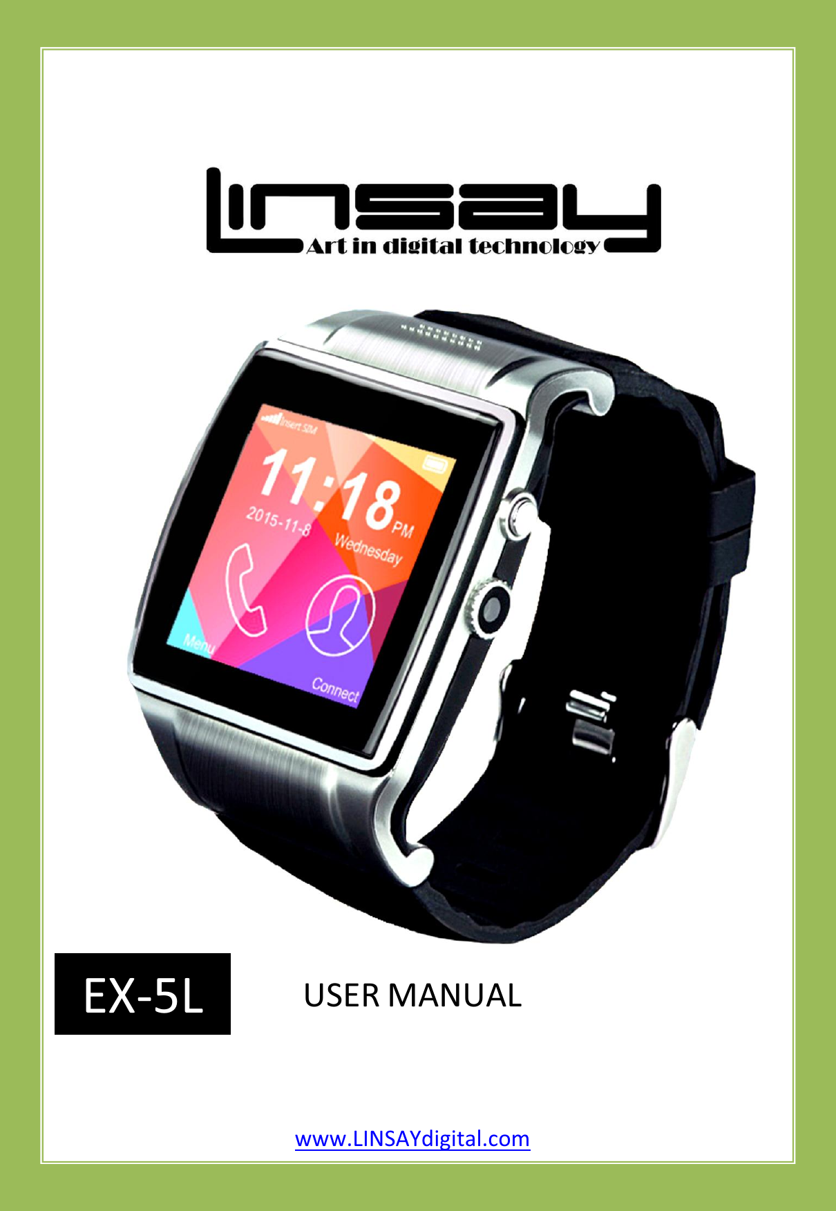  1                                www.LINSAYdigital.com         EX-5L    USER MANUAL               www.LINSAYdigital.com  