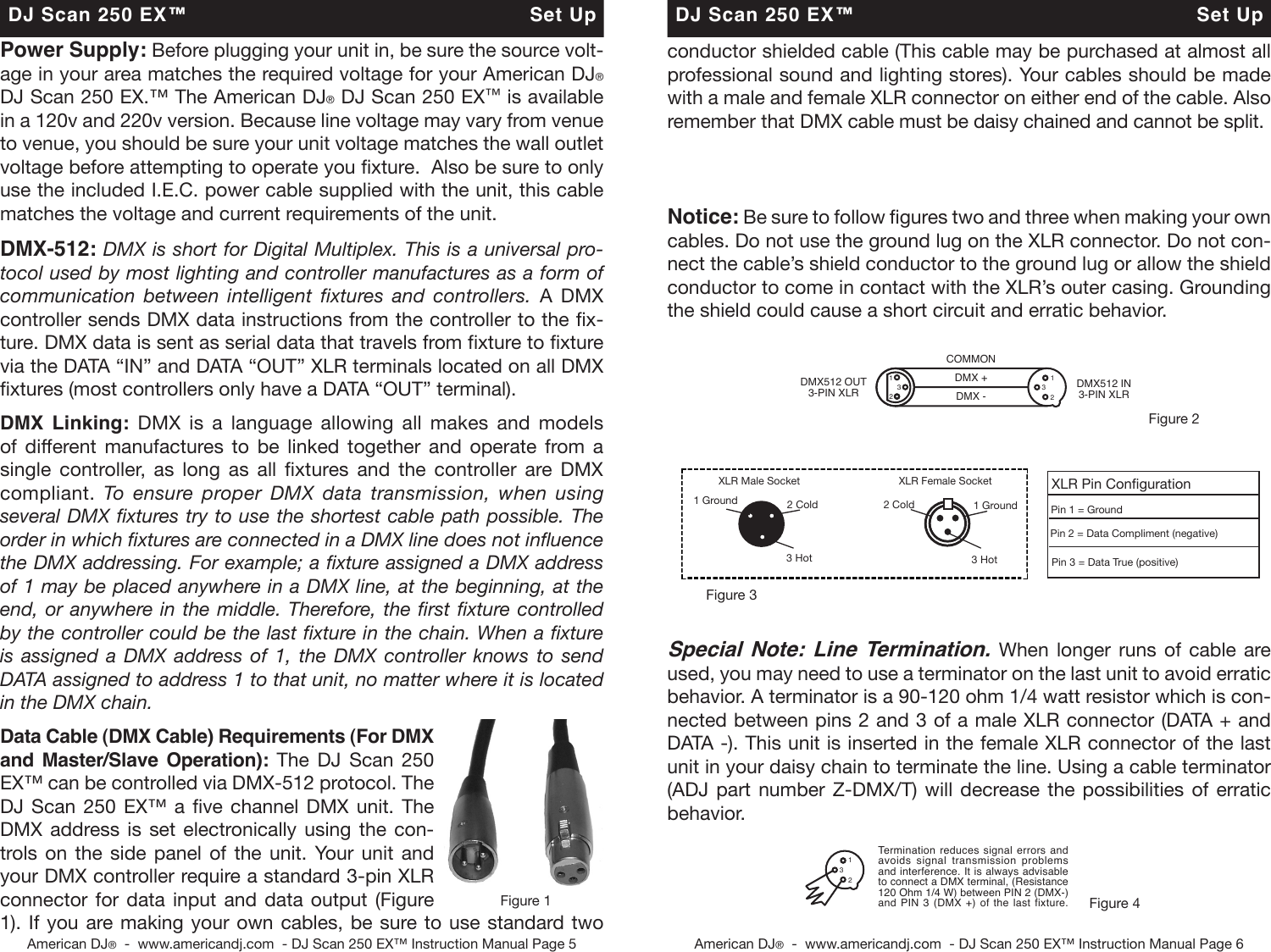 Page 3 of 10 - American-Dj American-Dj-Dj-Scan-250Ex-Users-Manual-  American-dj-dj-scan-250ex-users-manual