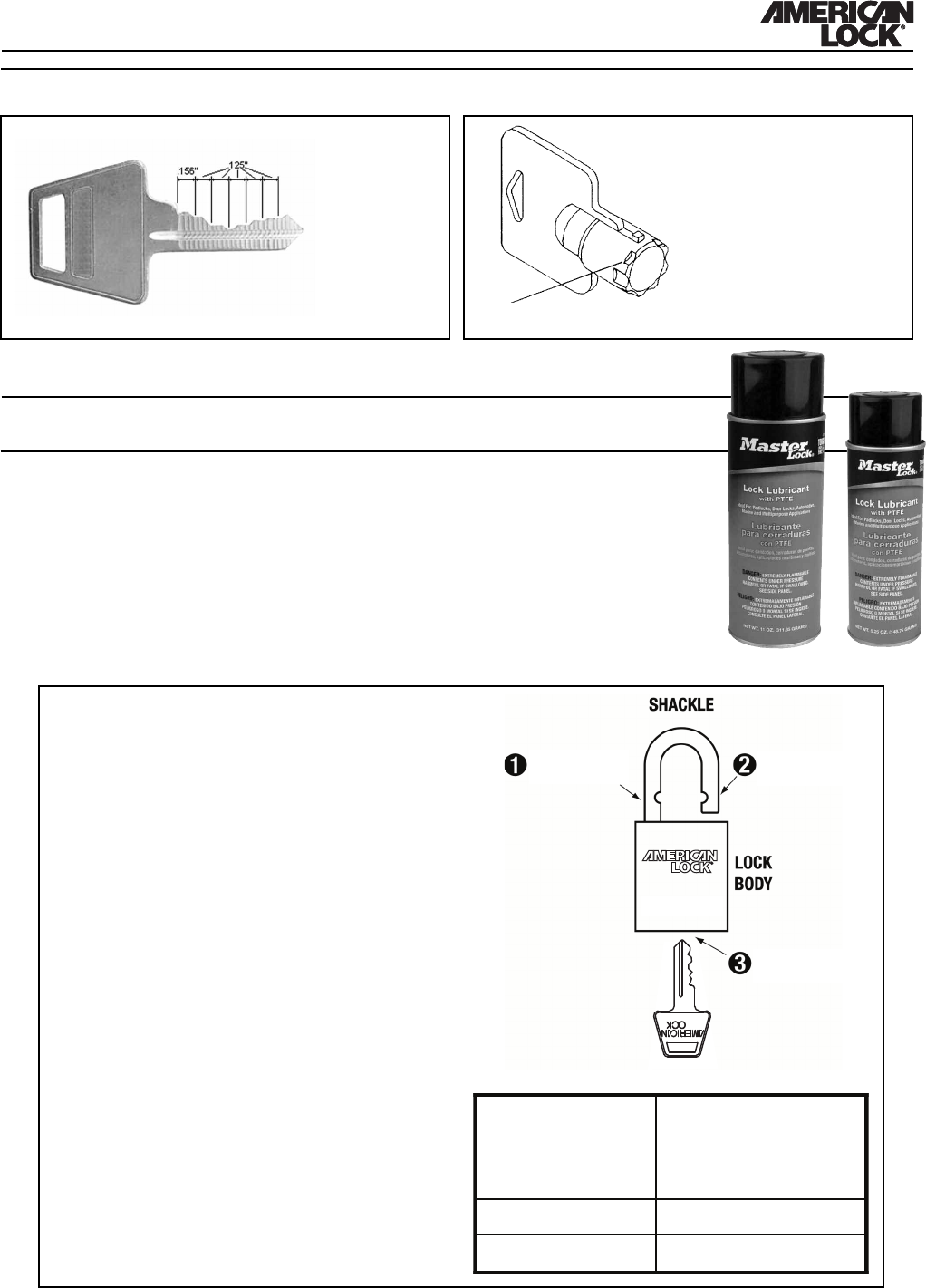 American Lock A 004 ­Products ­Service Manual Prodoct Catalog