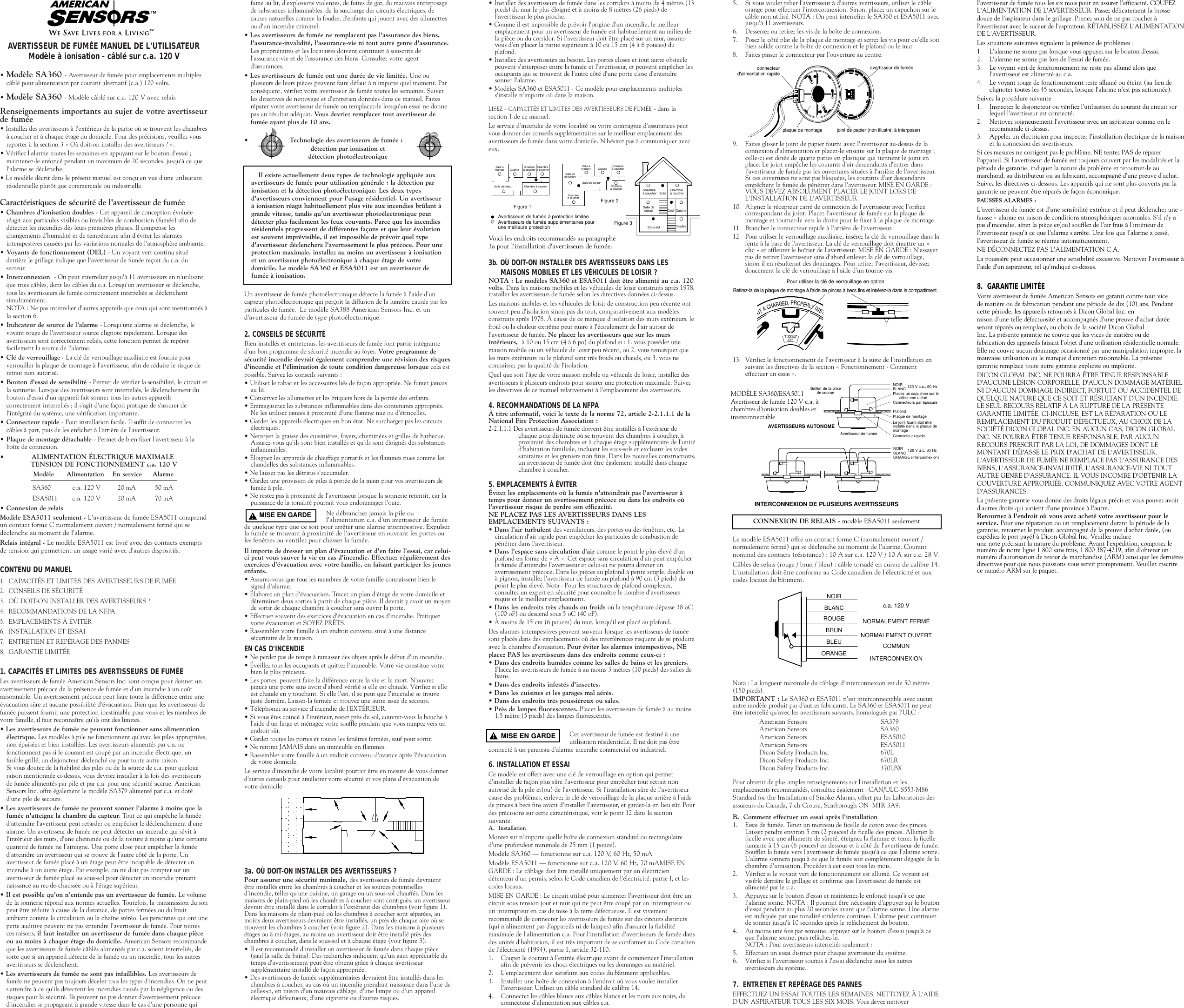 Page 2 of 2 - American-Sensor American-Sensor-Esa5011-Users-Manual- 25022523 ESA5010/5011 Man_Can  American-sensor-esa5011-users-manual