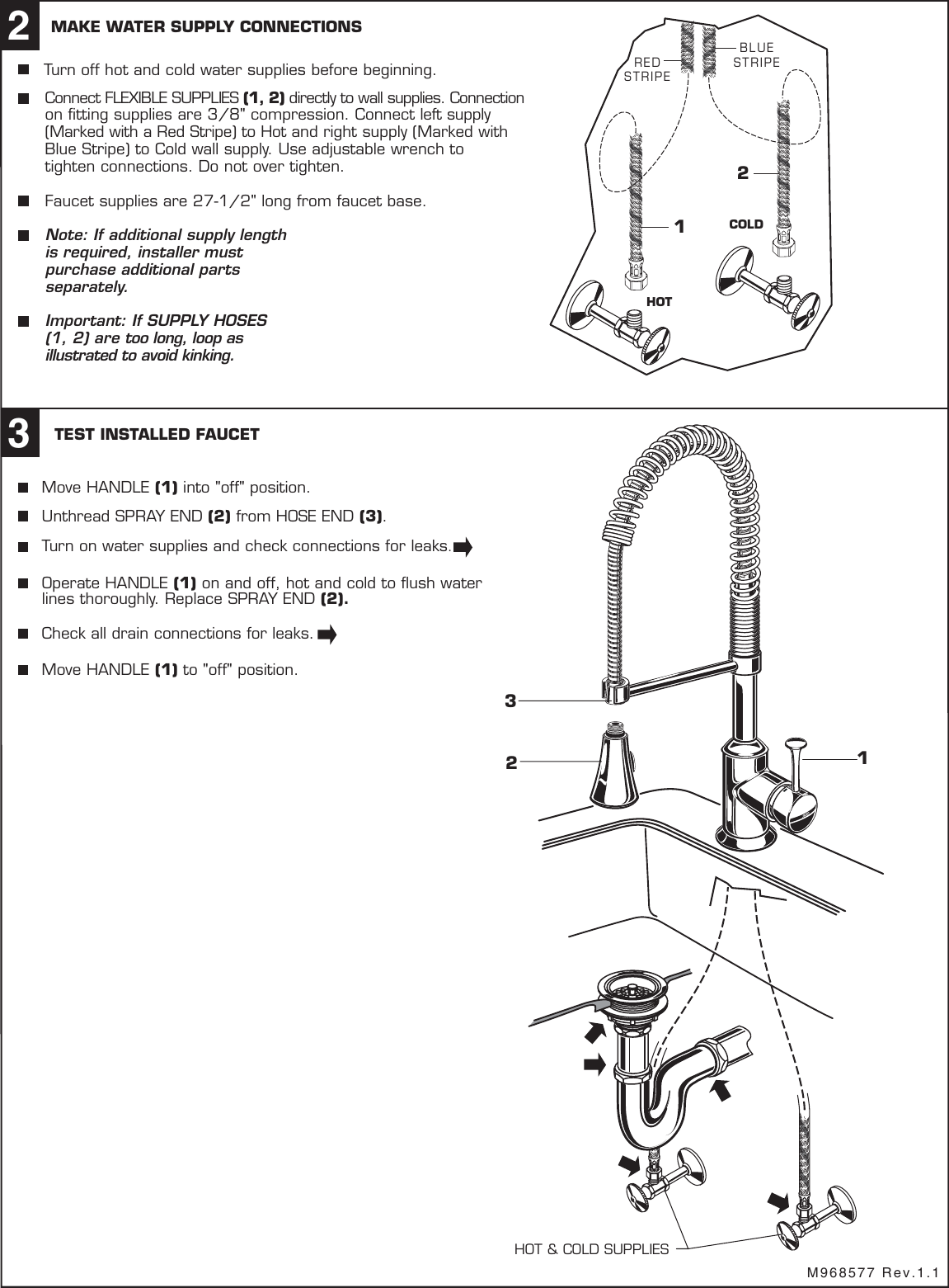 American Standard Pekoe Lever Semi Professional Kitchen Faucet