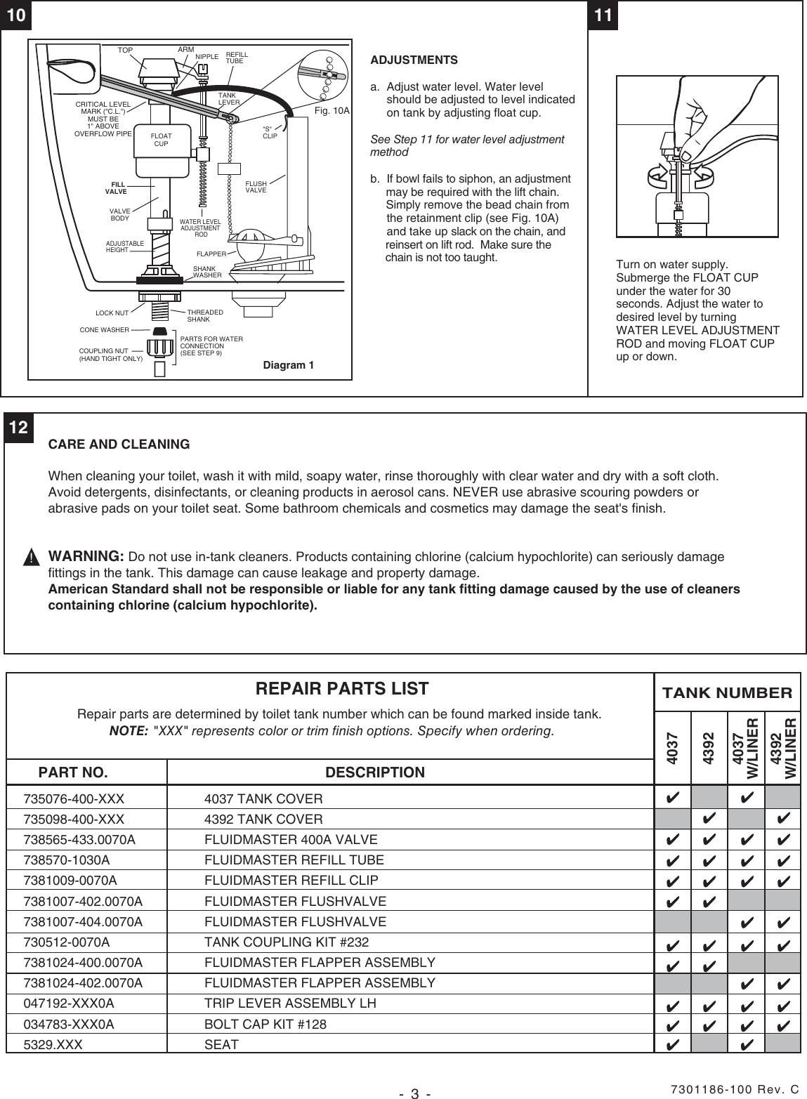 Page 3 of 5 - American-Standard American-Standard-Ranaissance-El-Total-Toilet-2446-Users-Manual- 7301186-100-ren2446_colony-en  American-standard-ranaissance-el-total-toilet-2446-users-manual