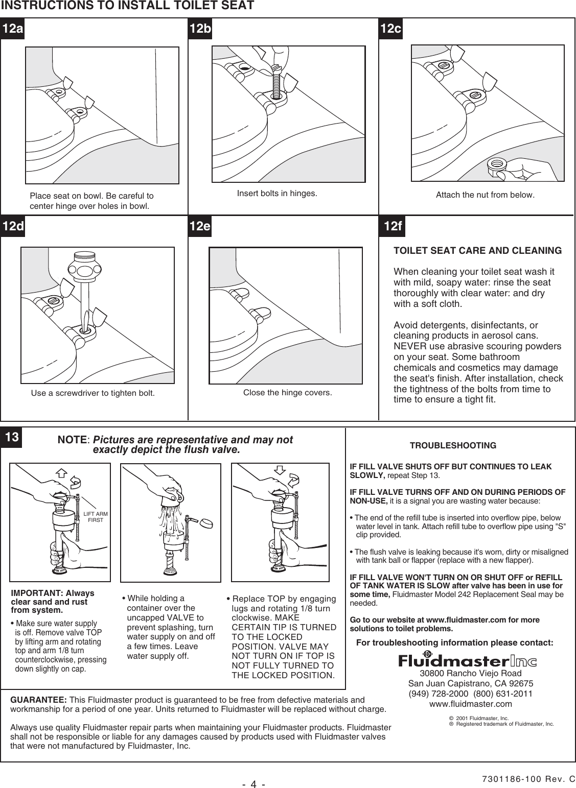 Page 4 of 5 - American-Standard American-Standard-Ranaissance-El-Total-Toilet-2446-Users-Manual- 7301186-100-ren2446_colony-en  American-standard-ranaissance-el-total-toilet-2446-users-manual