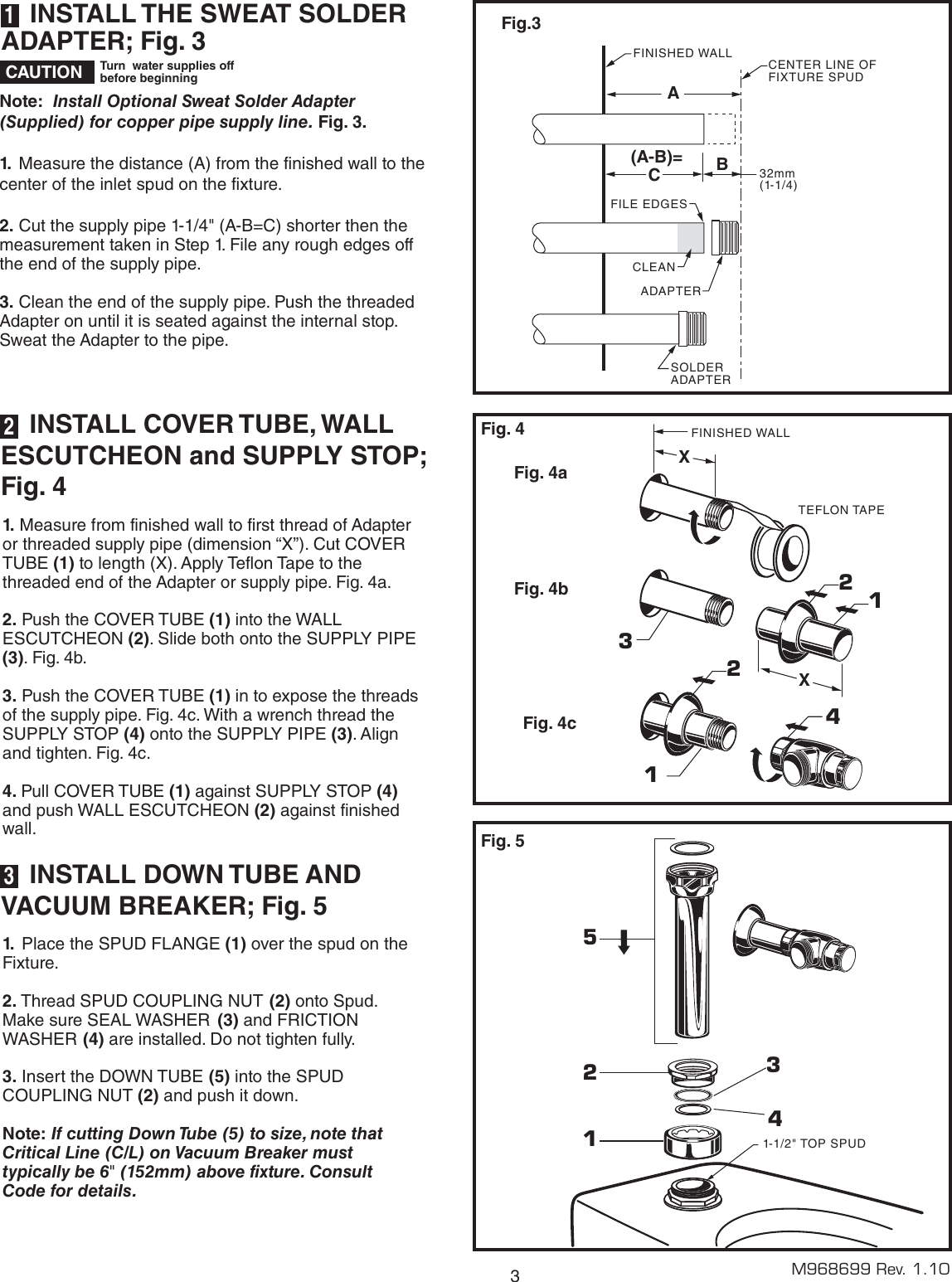 Page 4 of 9 - American-Standard American-Standard-Selectronic-6065-121-Users-Manual-  American-standard-selectronic-6065-121-users-manual