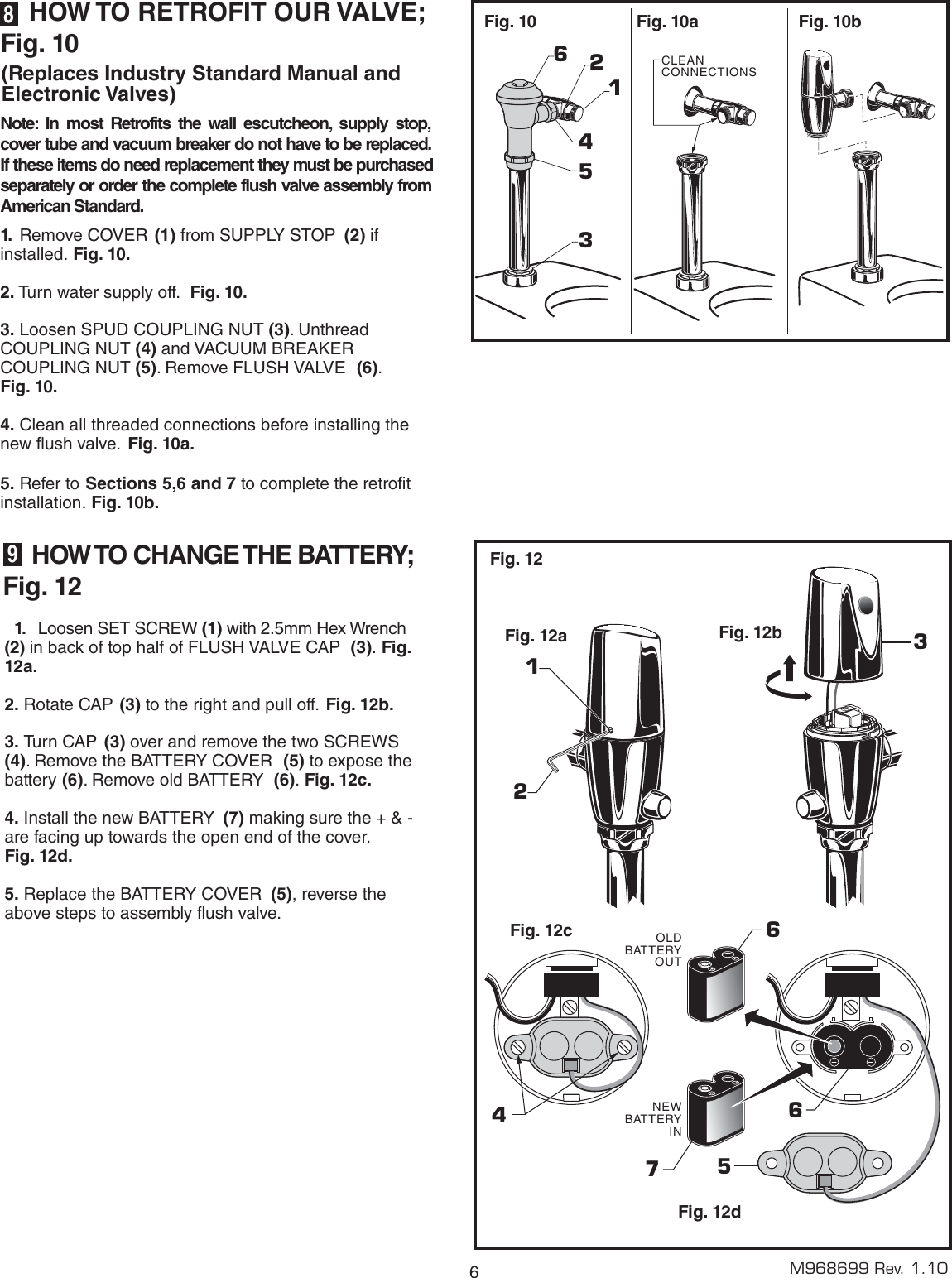 Page 7 of 9 - American-Standard American-Standard-Selectronic-6065-121-Users-Manual-  American-standard-selectronic-6065-121-users-manual