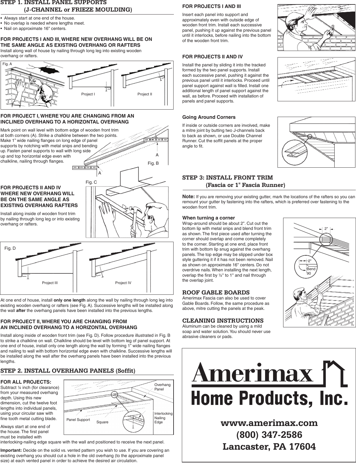 Page 2 of 2 - Amerimax Amerimax-Home-Material-Fl-5896-Users-Manual- Soffit 8.5x11  Amerimax-home-material-fl-5896-users-manual