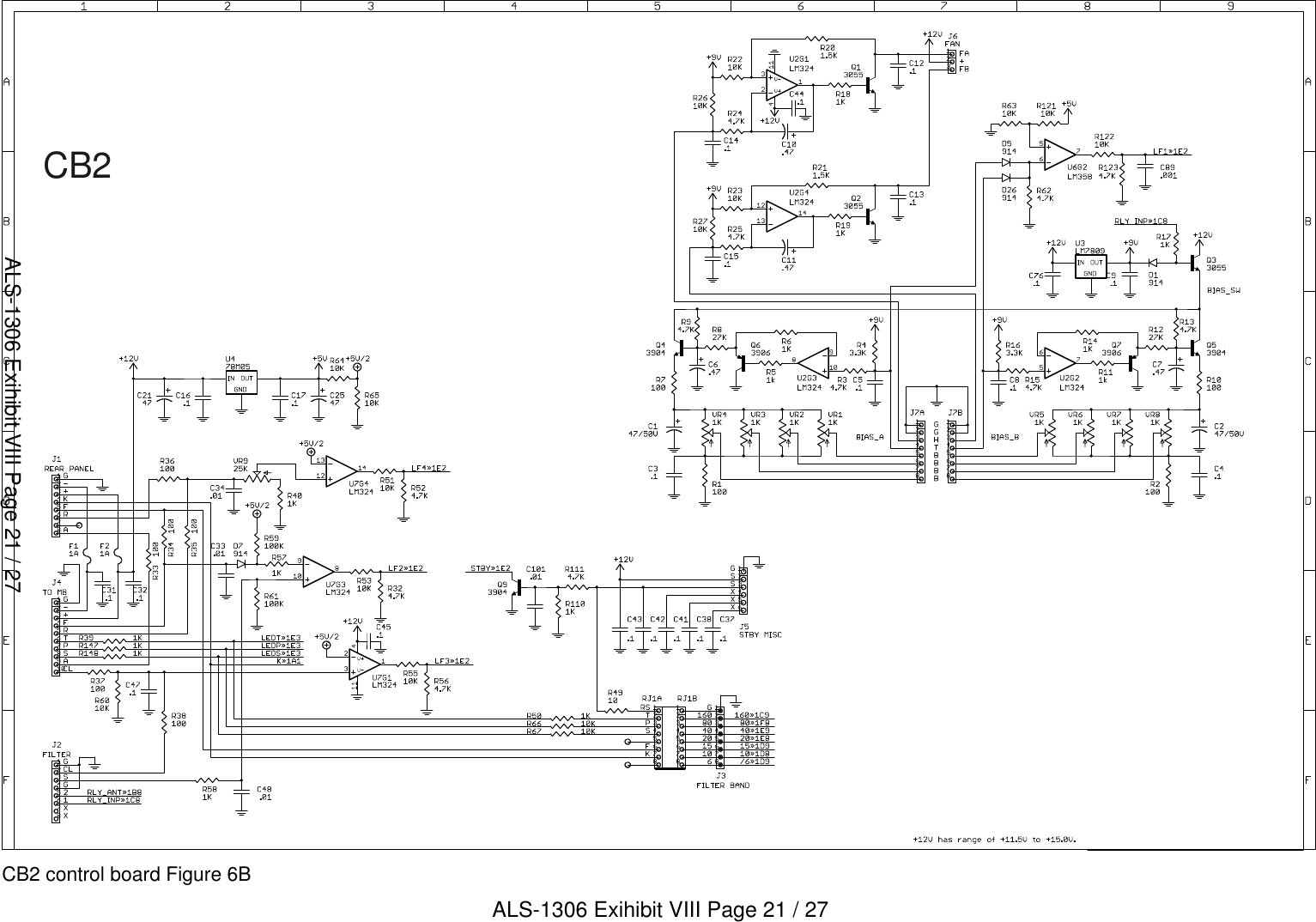 CB2 control board Figure 6BCB2ALS-1306 Exihibit VIII Page 21 / 27ALS-1306 Exihibit VIII Page 21 / 27