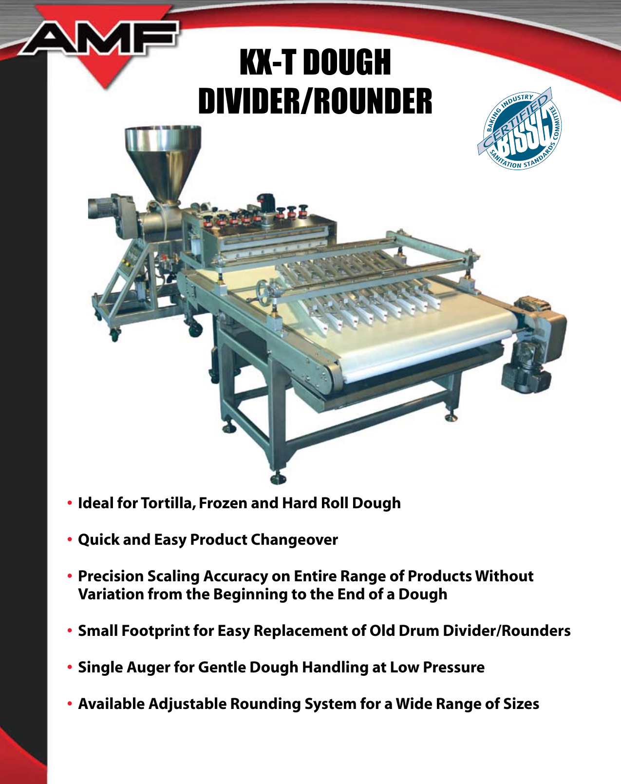 Page 1 of 4 - Amf Amf-Dough-Divider-Rounder-Kx-T-Users-Manual-  Amf-dough-divider-rounder-kx-t-users-manual