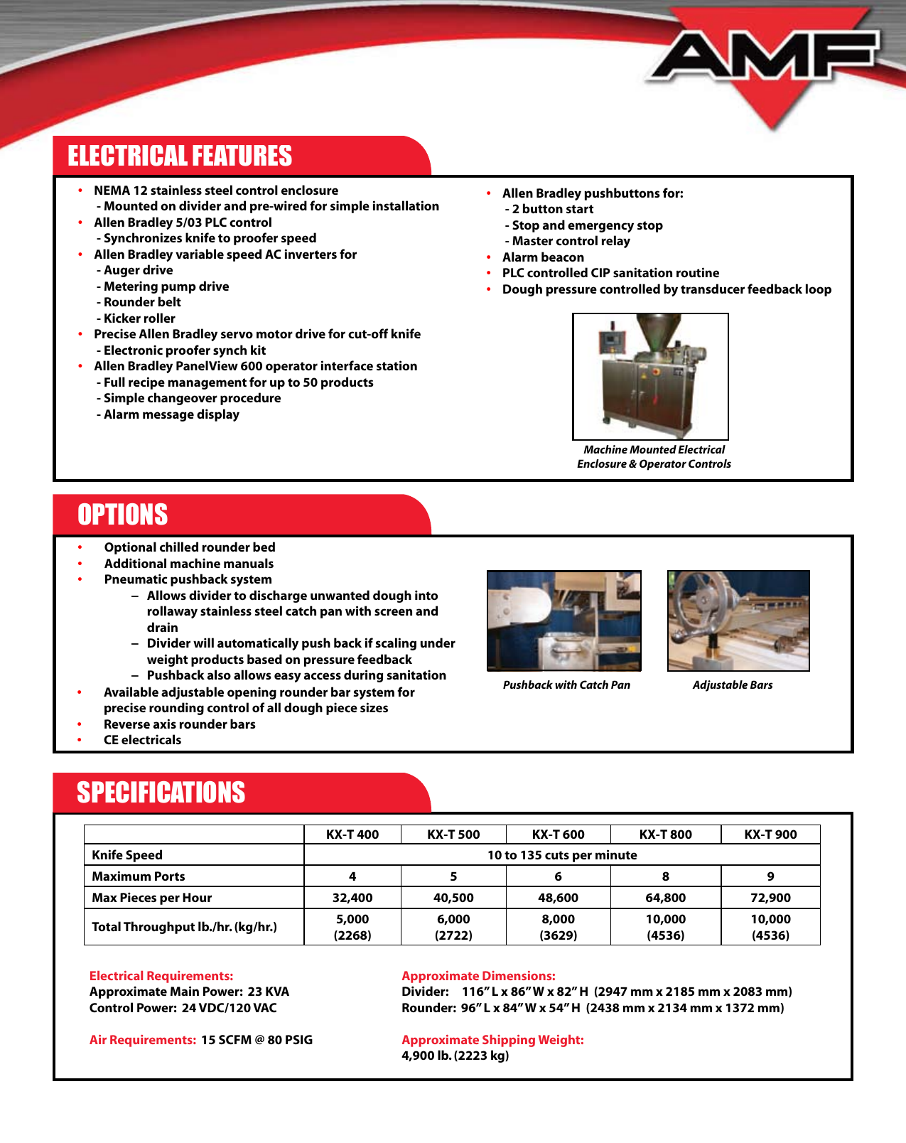 Page 3 of 4 - Amf Amf-Dough-Divider-Rounder-Kx-T-Users-Manual-  Amf-dough-divider-rounder-kx-t-users-manual