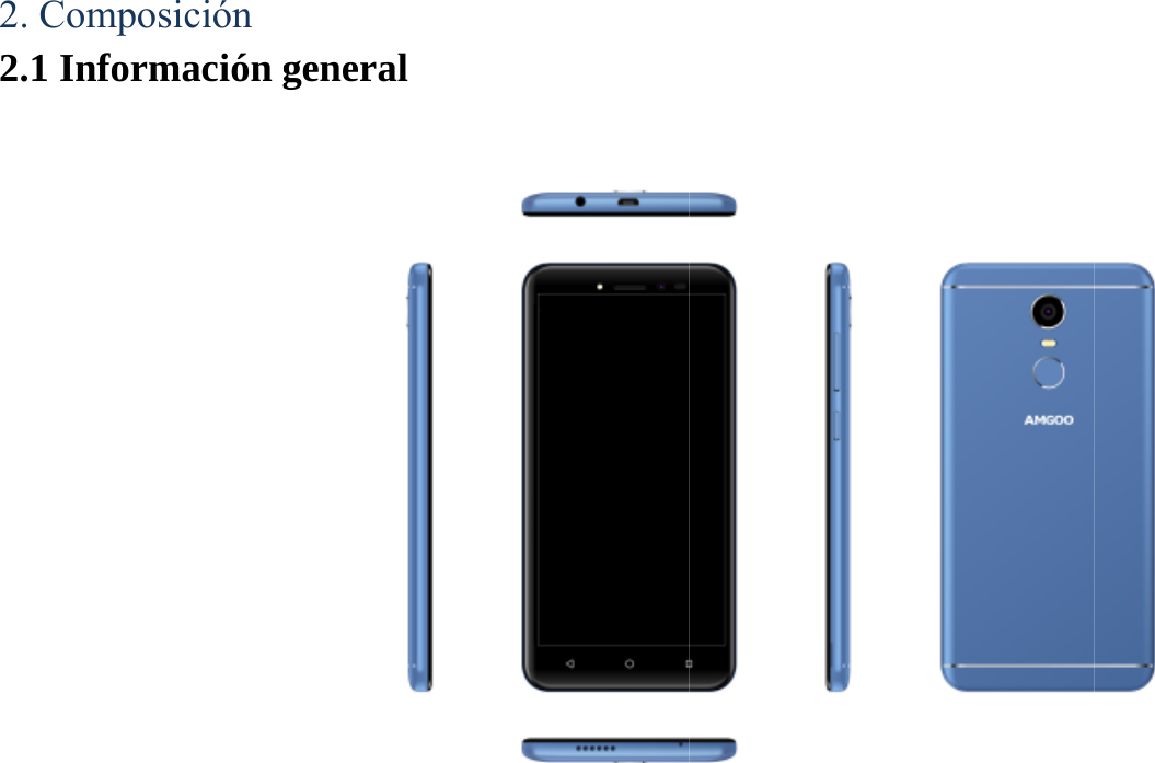 2. Composici&oacute;n 2.1 Informaci&oacute;n g     general  