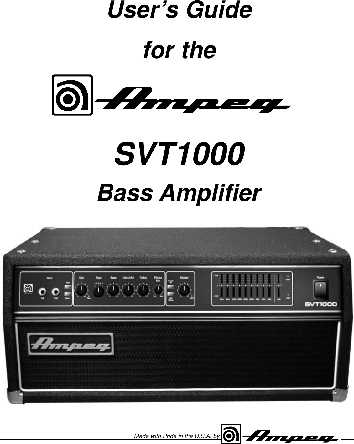 Ampeg SVT1000