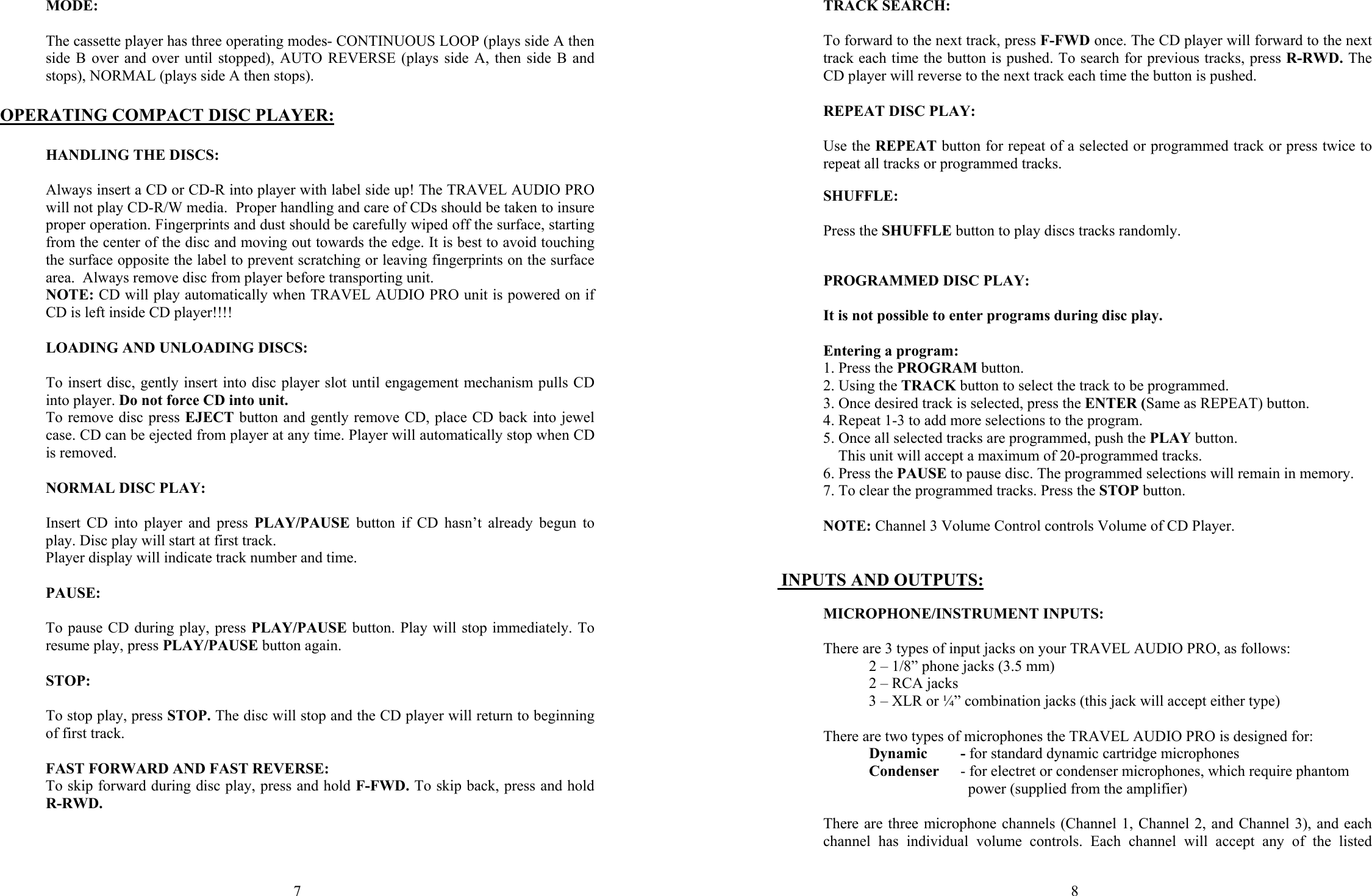 Page 4 of 8 - Amplivox Amplivox-S905-Users-Manual- Owner's Manual  Amplivox-s905-users-manual