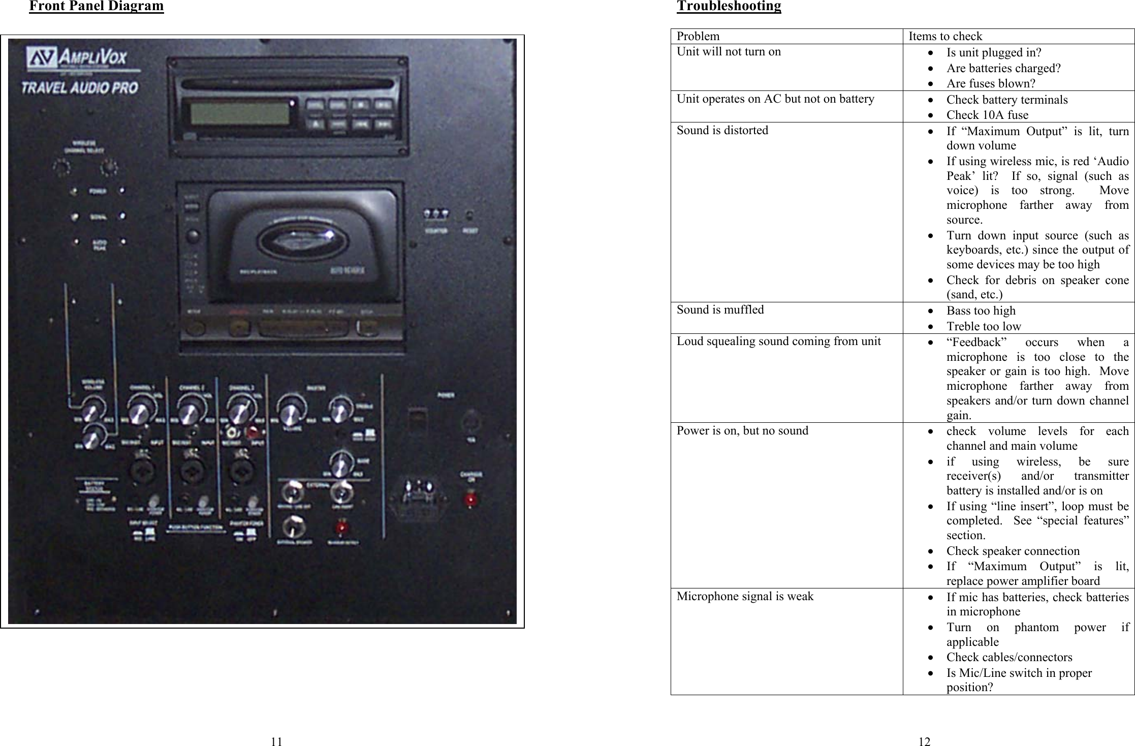 Page 6 of 8 - Amplivox Amplivox-S905-Users-Manual- Owner's Manual  Amplivox-s905-users-manual