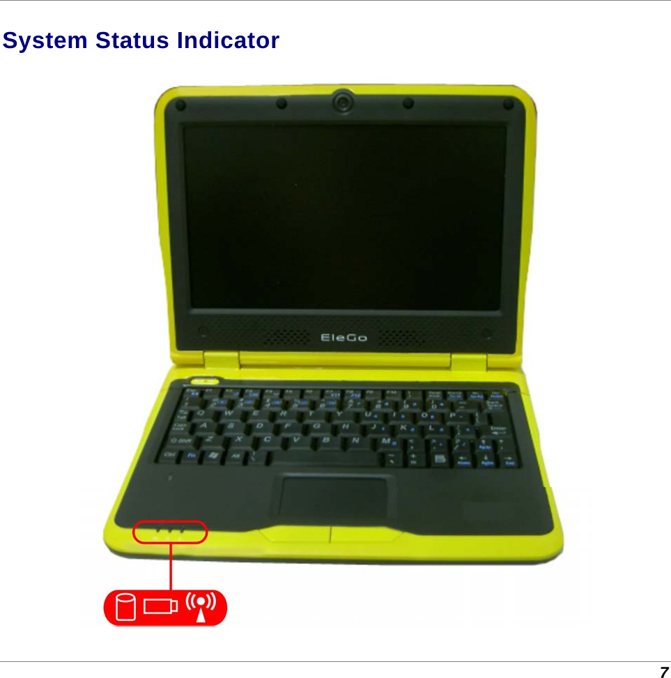  7 System Status Indicator  