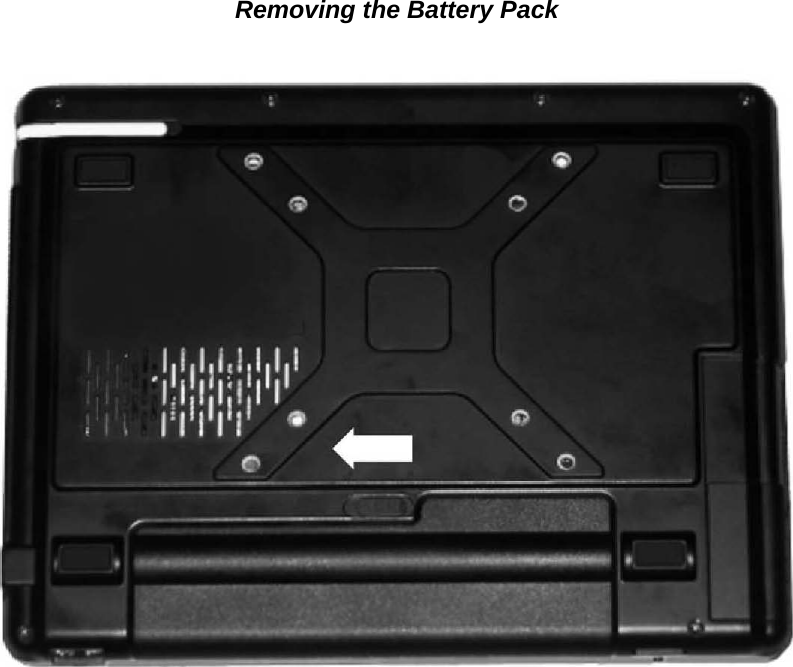 Removing the Battery Pack    