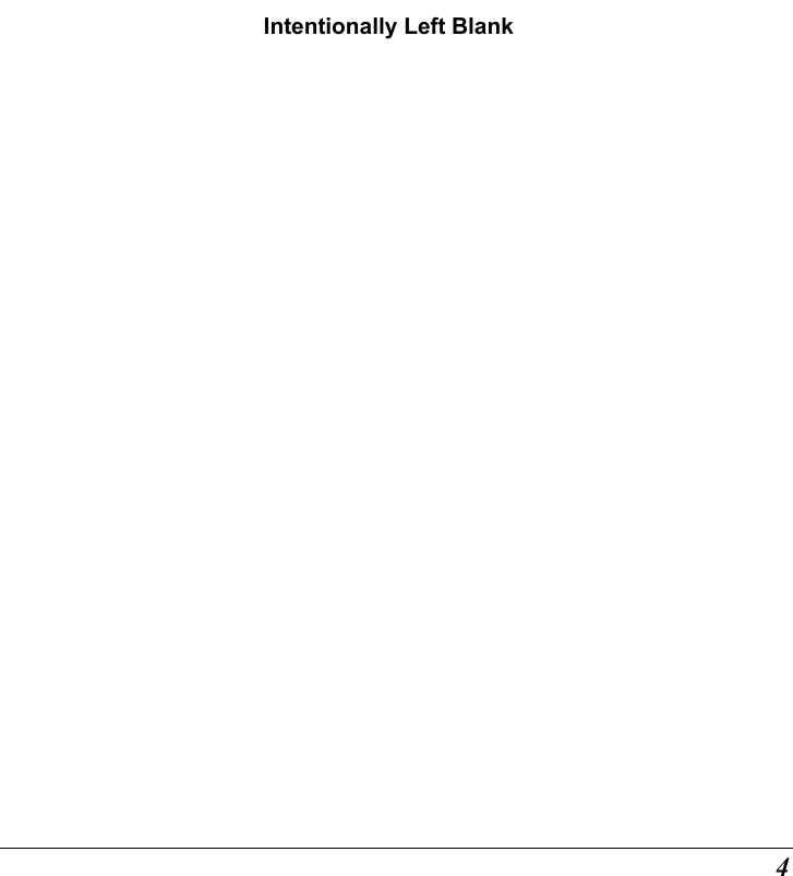  4 Intentionally Left Blank   