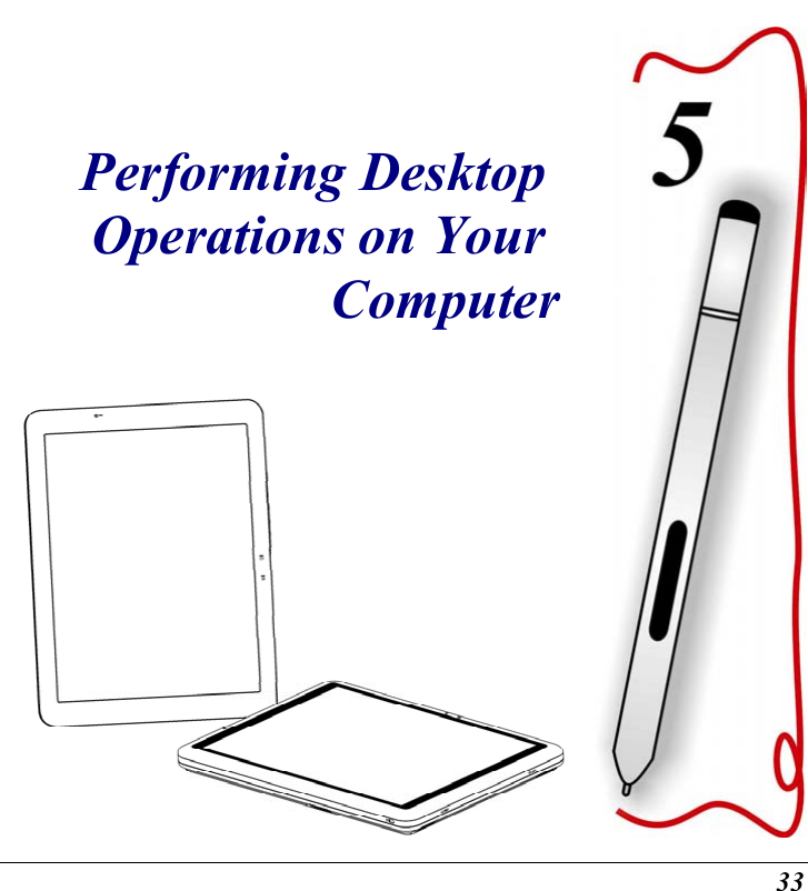  33 Performing Desktop Operations on Your Computer