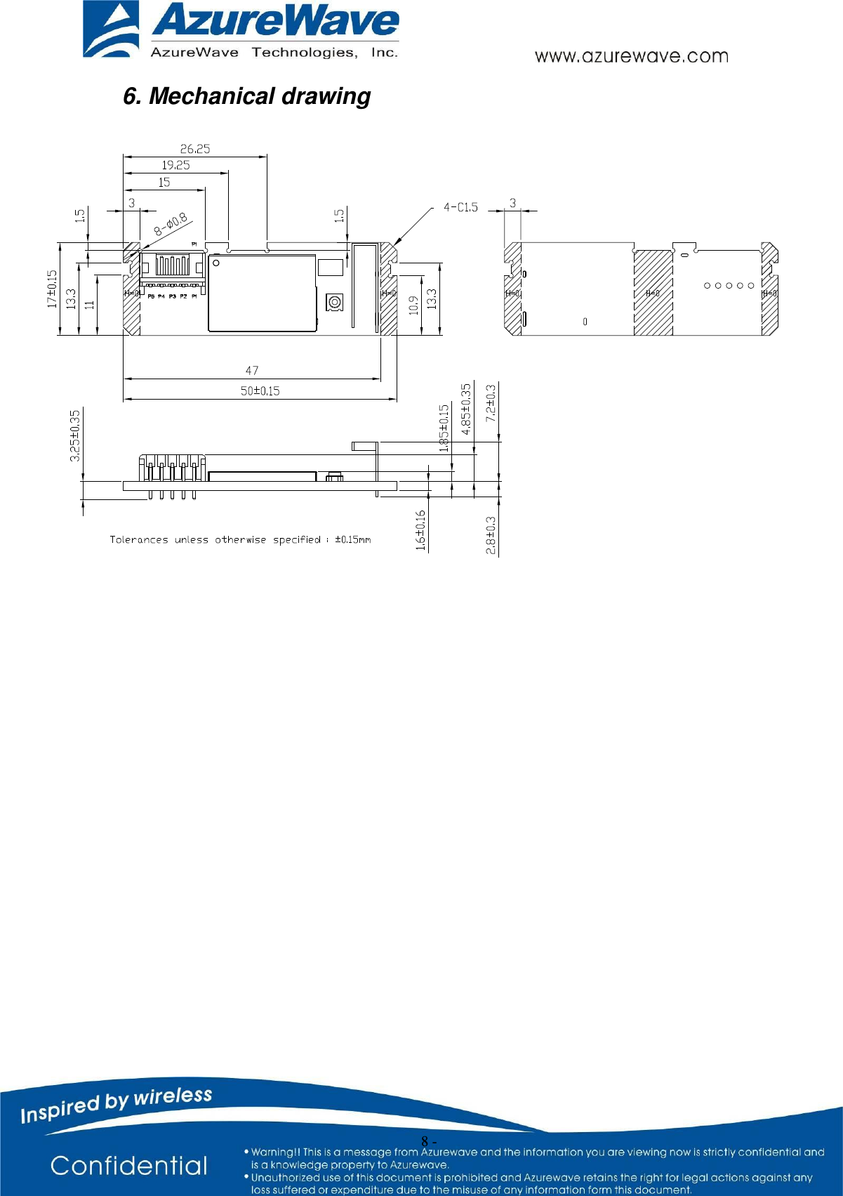    8 - 6. Mechanical drawing                    