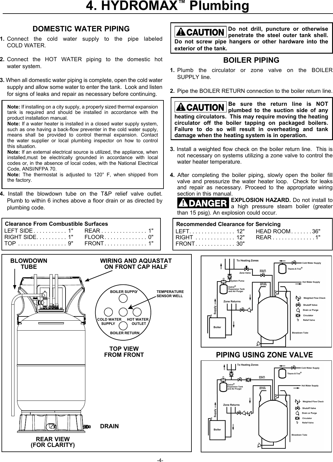 Page 4 of 12 - Amtrol Amtrol-Hydromax-Hm-41L-Users-Manual-  Amtrol-hydromax-hm-41l-users-manual