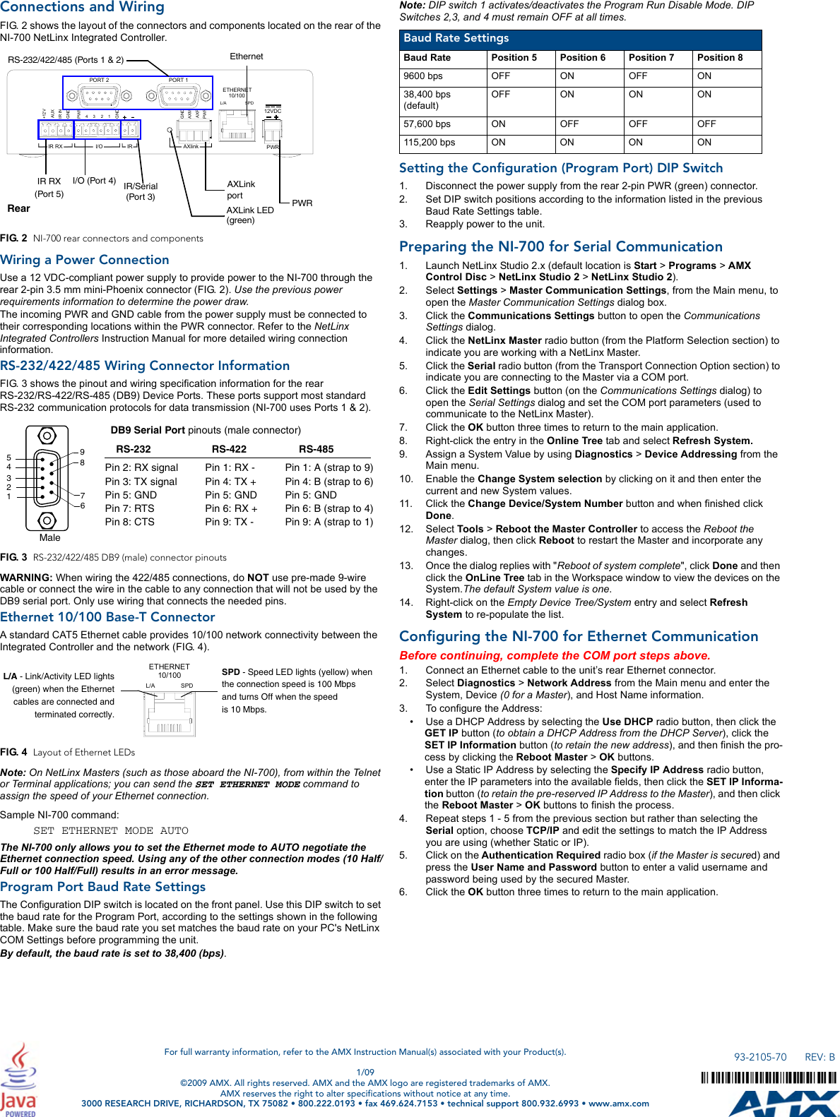 Page 2 of 2 - Amx Amx-Ni-700-Users-Manual-  Amx-ni-700-users-manual